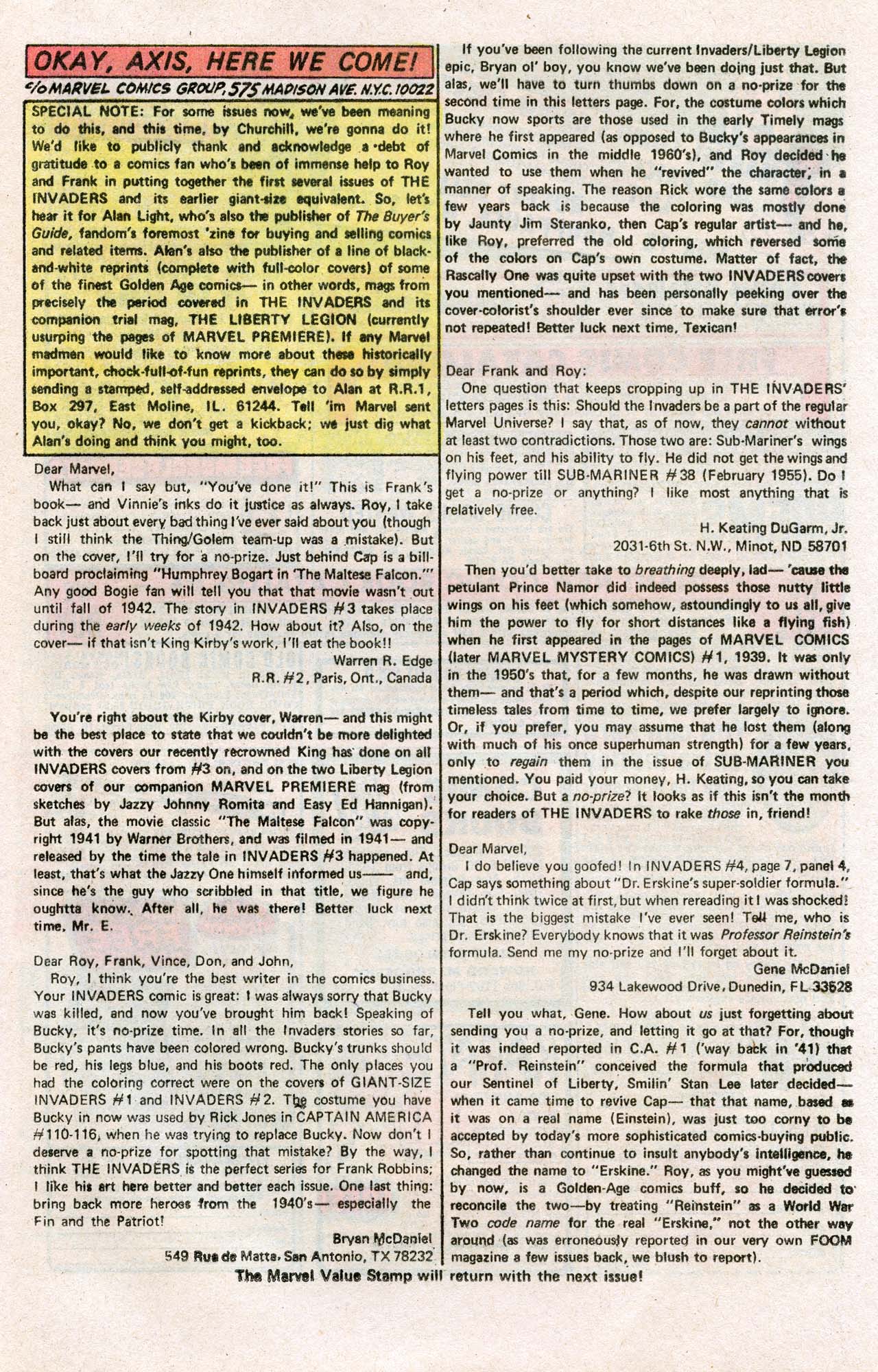 Read online The Invaders (1975) comic -  Issue #6 - 21
