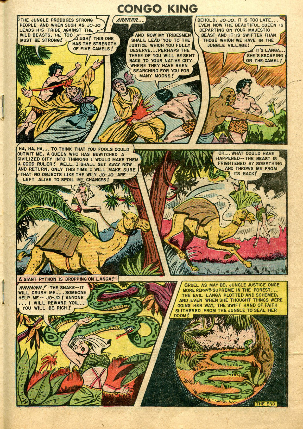 Read online Jungle Jo (1950) comic -  Issue # Full - 19