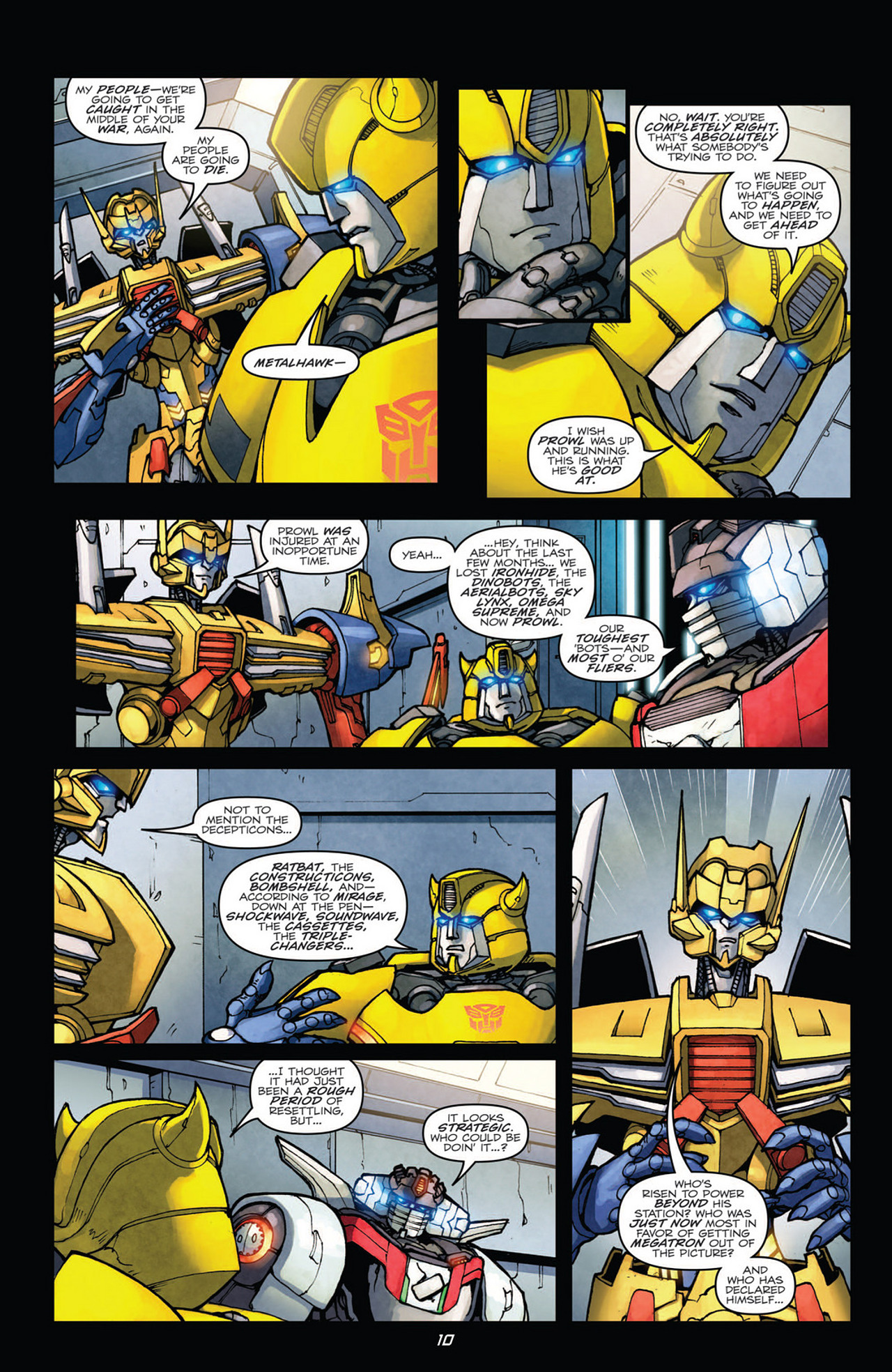 Read online Transformers: Robots In Disguise (2012) comic -  Issue #12 - 12
