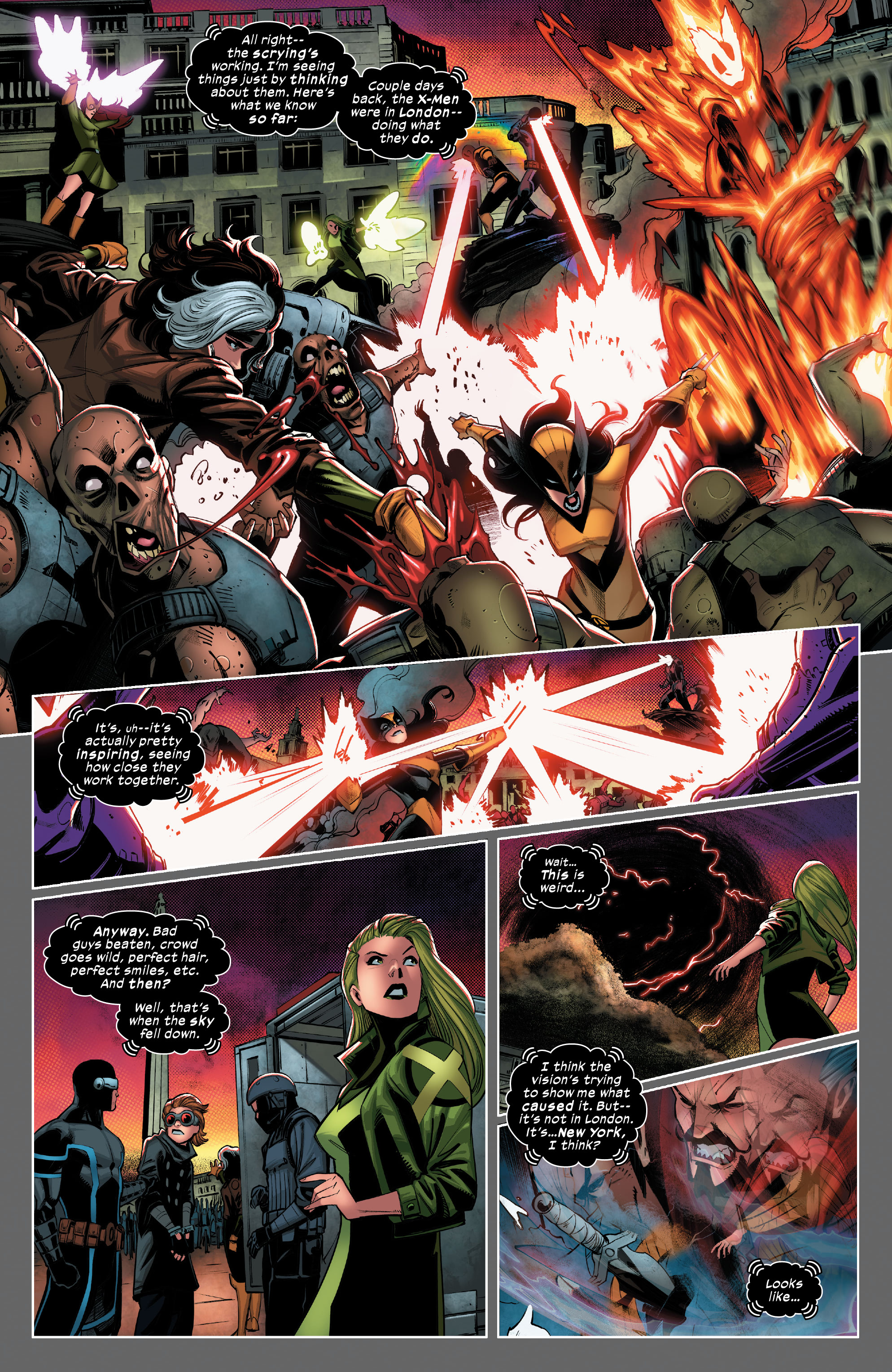Read online Death of Doctor Strange: One-Shots comic -  Issue # X-Men - Black Knight - 2