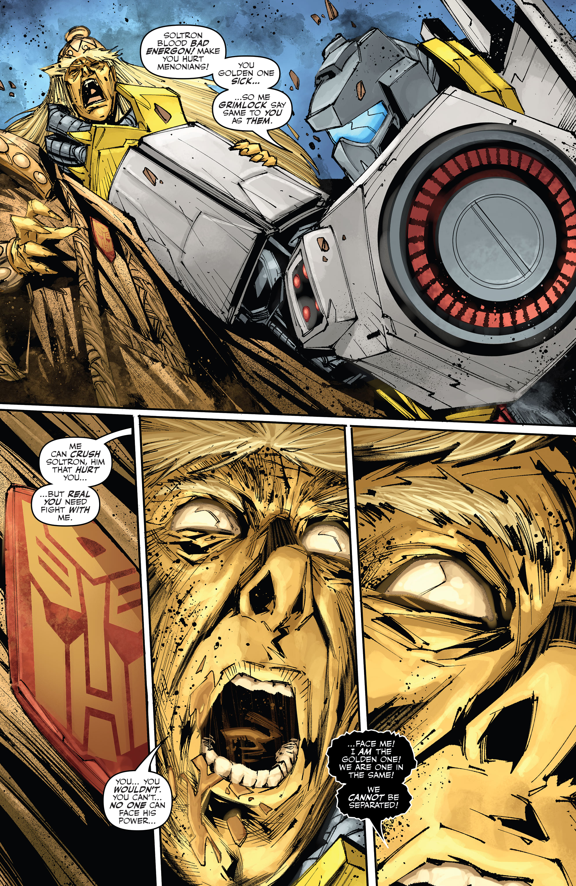 Read online Transformers: King Grimlock comic -  Issue #4 - 20
