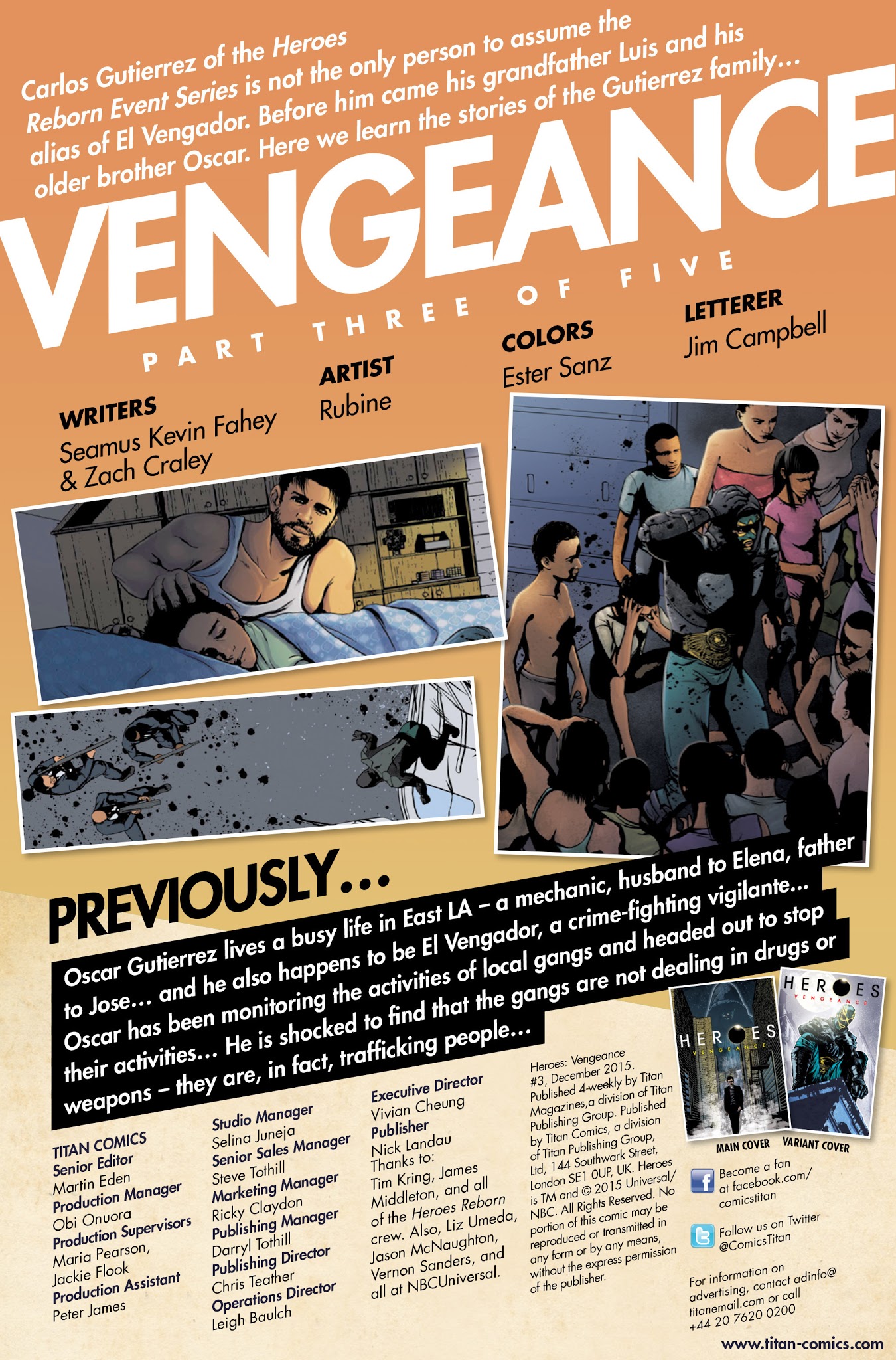 Read online Heroes: Vengeance comic -  Issue #3 - 2