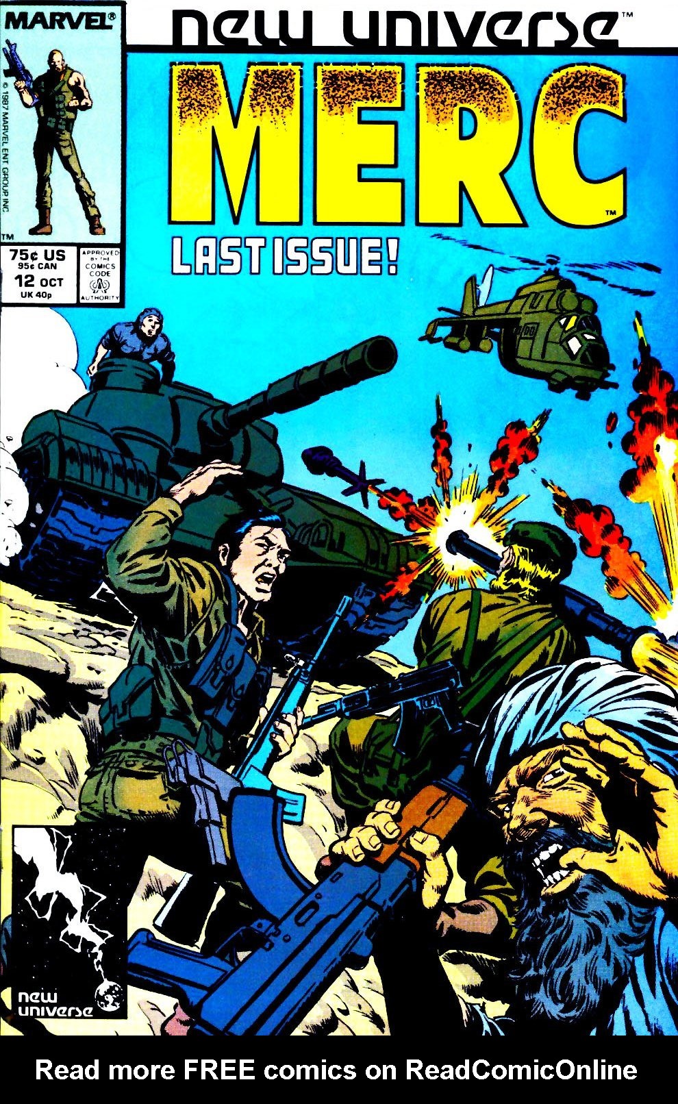 Read online Mark Hazzard: Merc comic -  Issue #12 - 1
