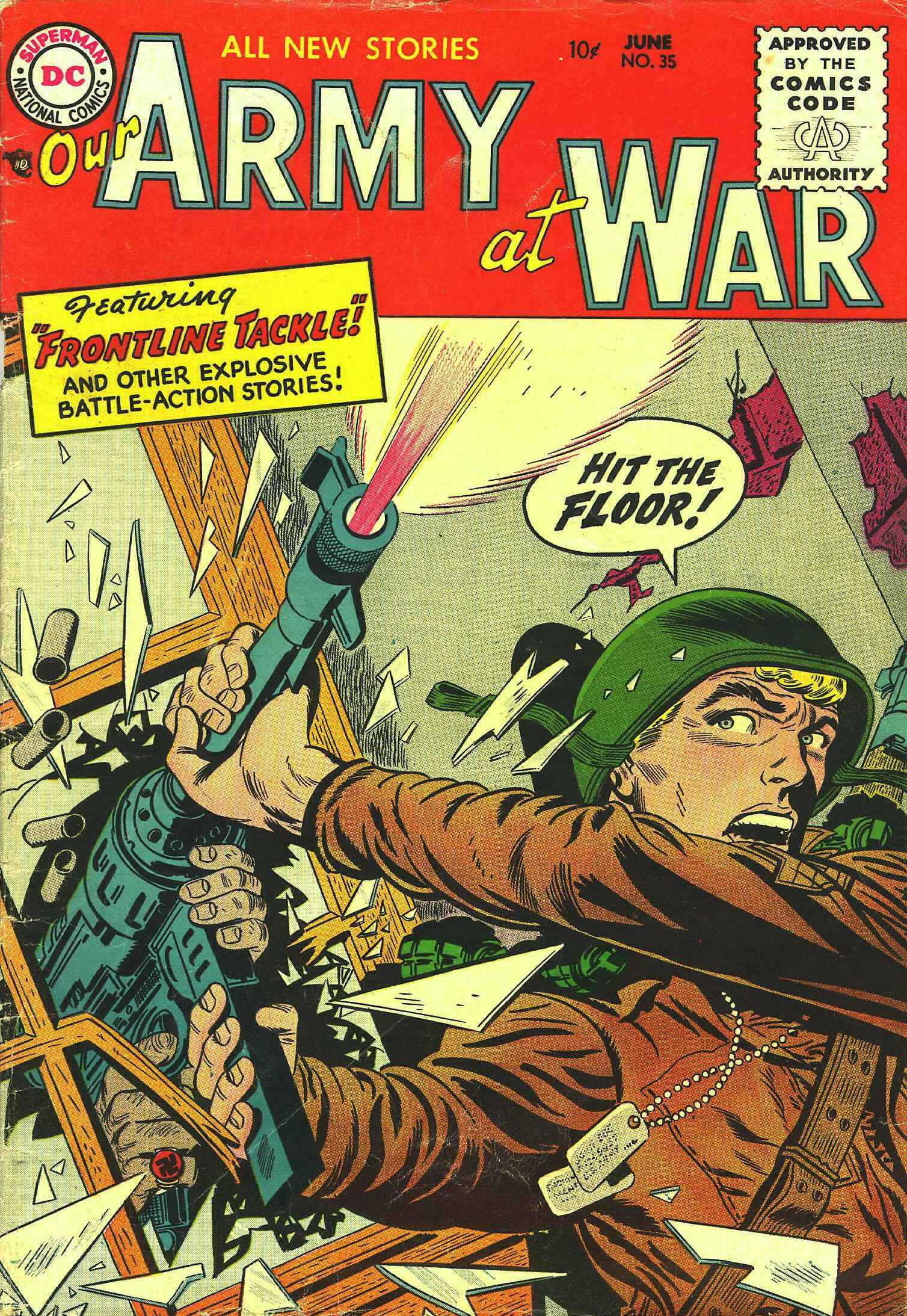 Read online Our Army at War (1952) comic -  Issue #35 - 1