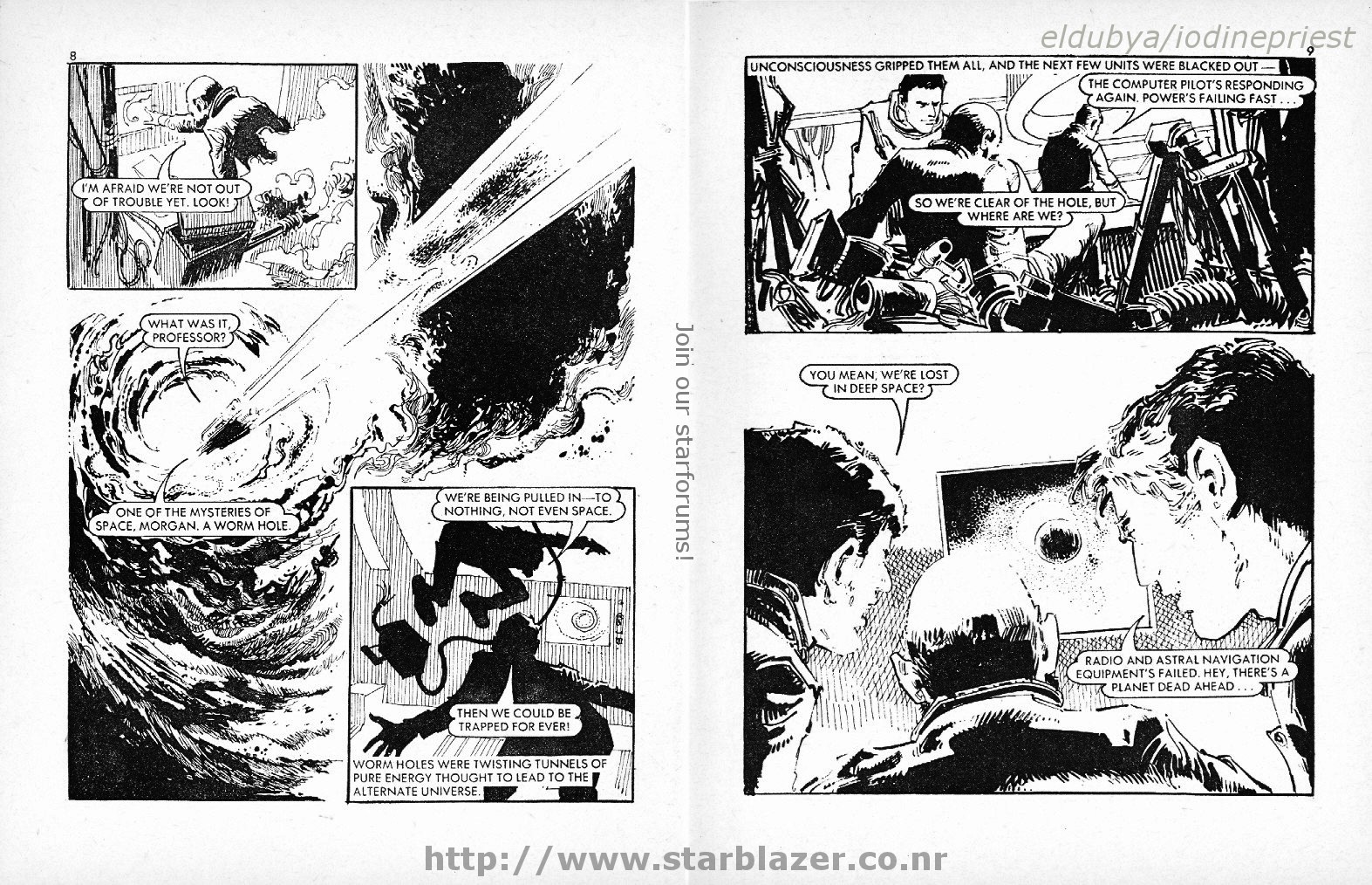 Read online Starblazer comic -  Issue #129 - 6