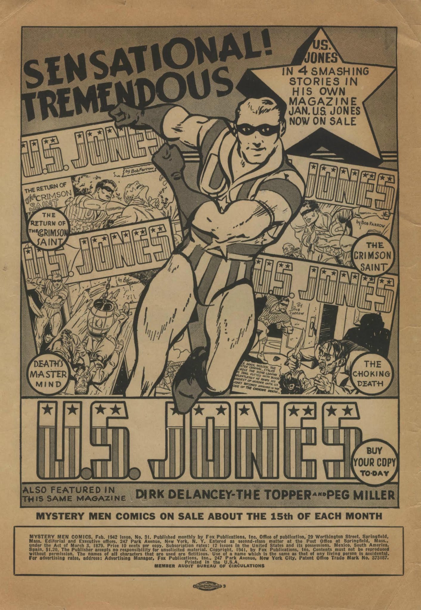 Read online Mystery Men Comics comic -  Issue #31 - 2