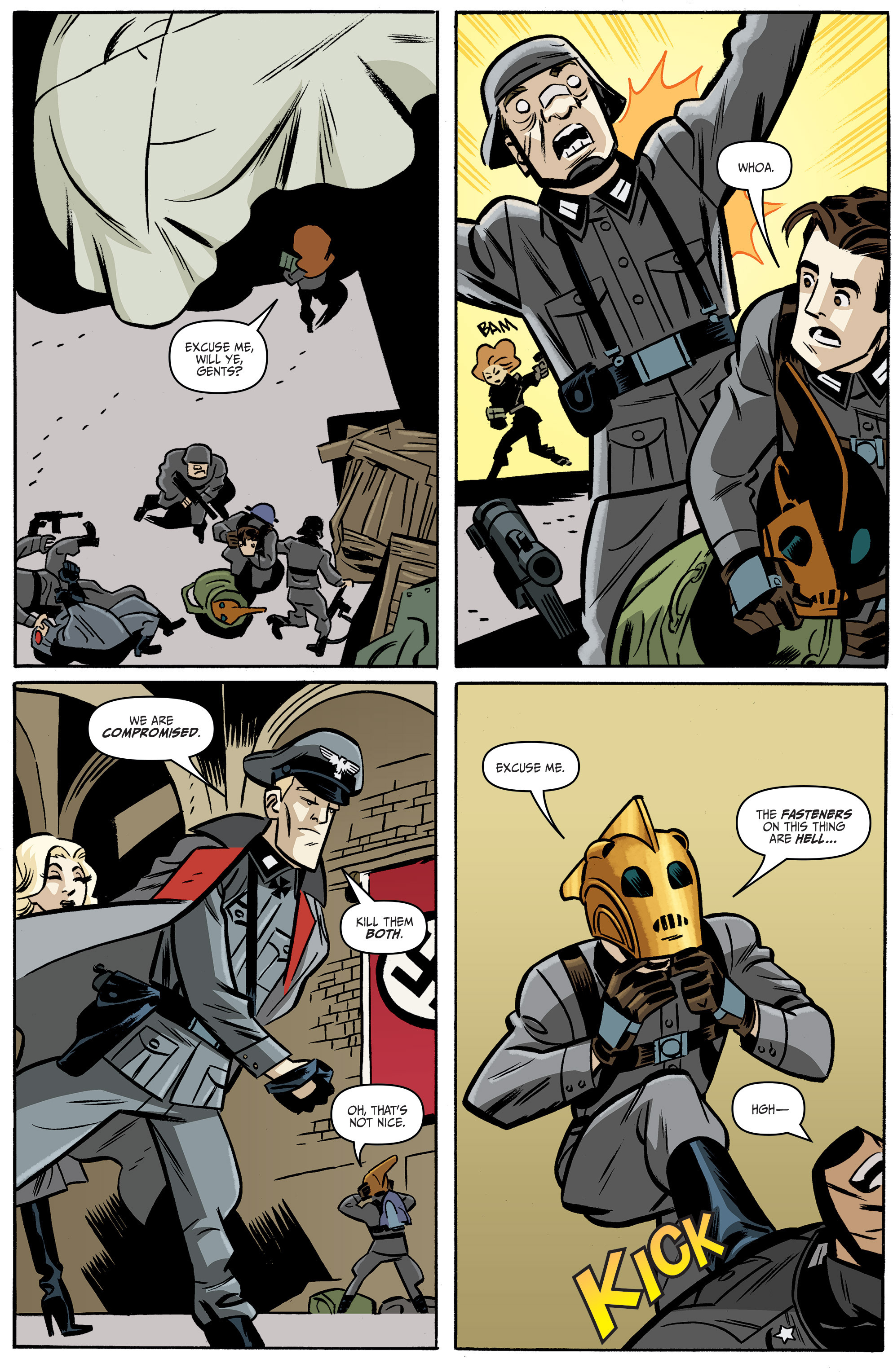 Read online The Rocketeer at War comic -  Issue #3 - 13