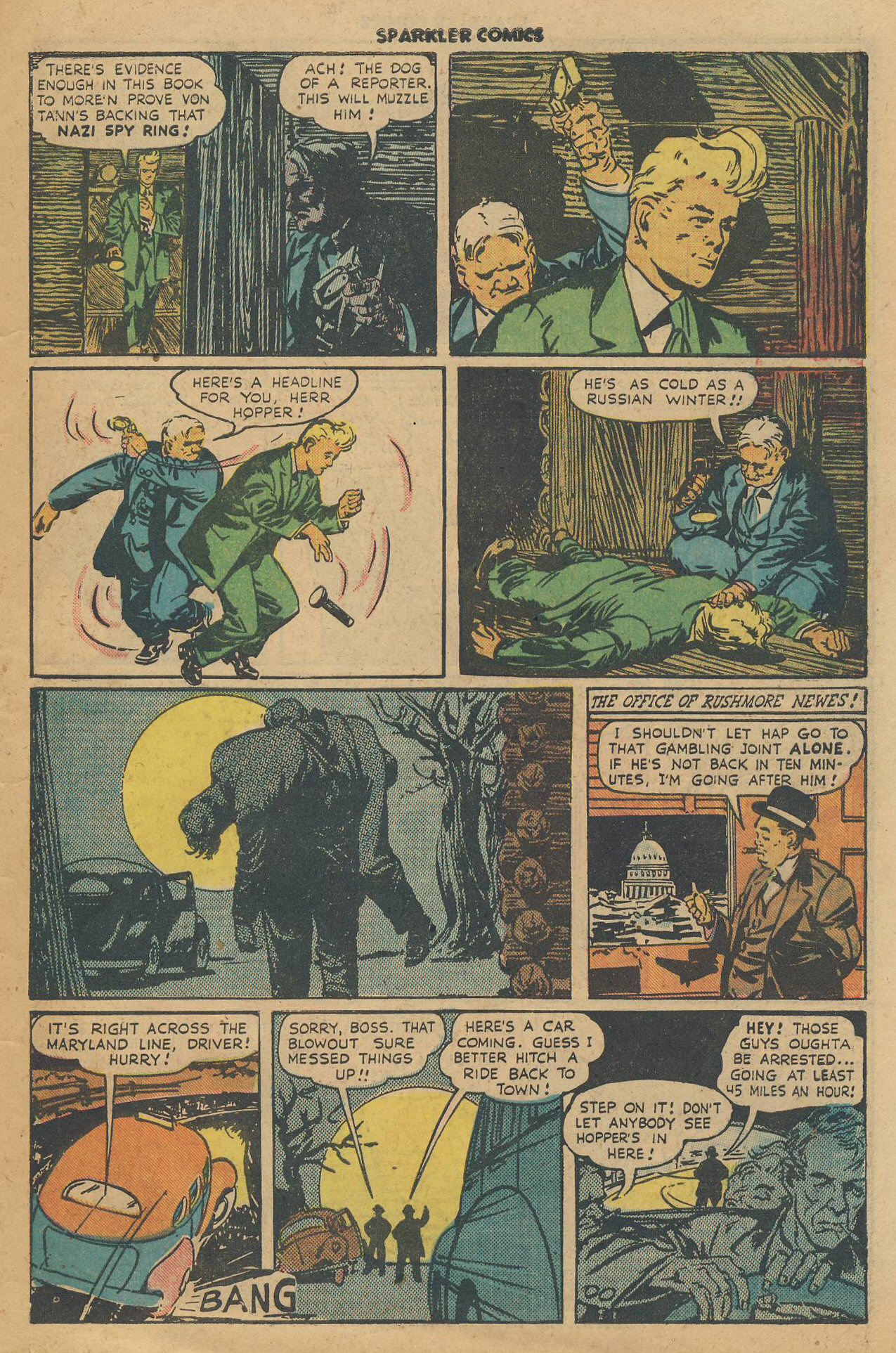 Read online Sparkler Comics comic -  Issue #40 - 47