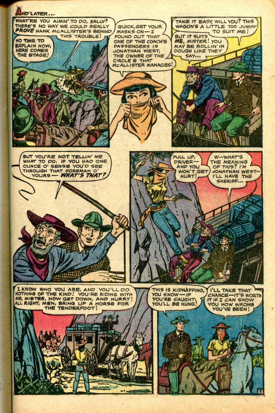 Cowgirl Romances (1950) issue 7 - Page 21