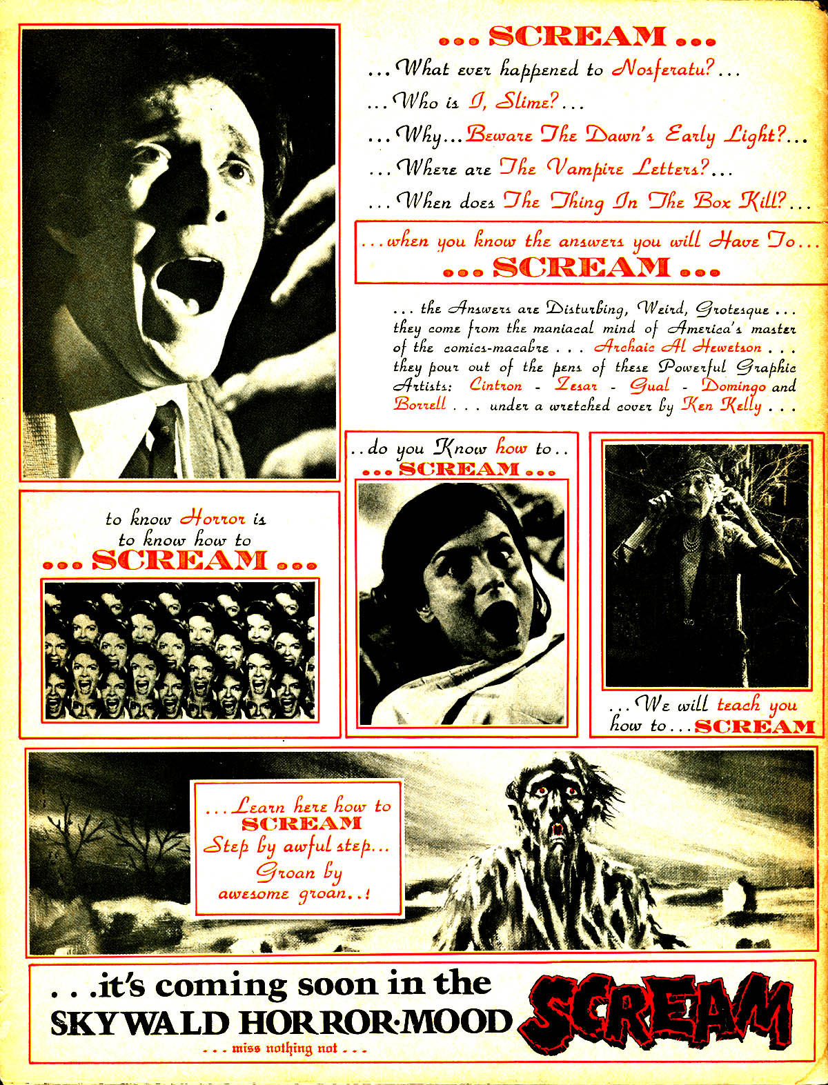 Read online Nightmare (1970) comic -  Issue #12 - 69