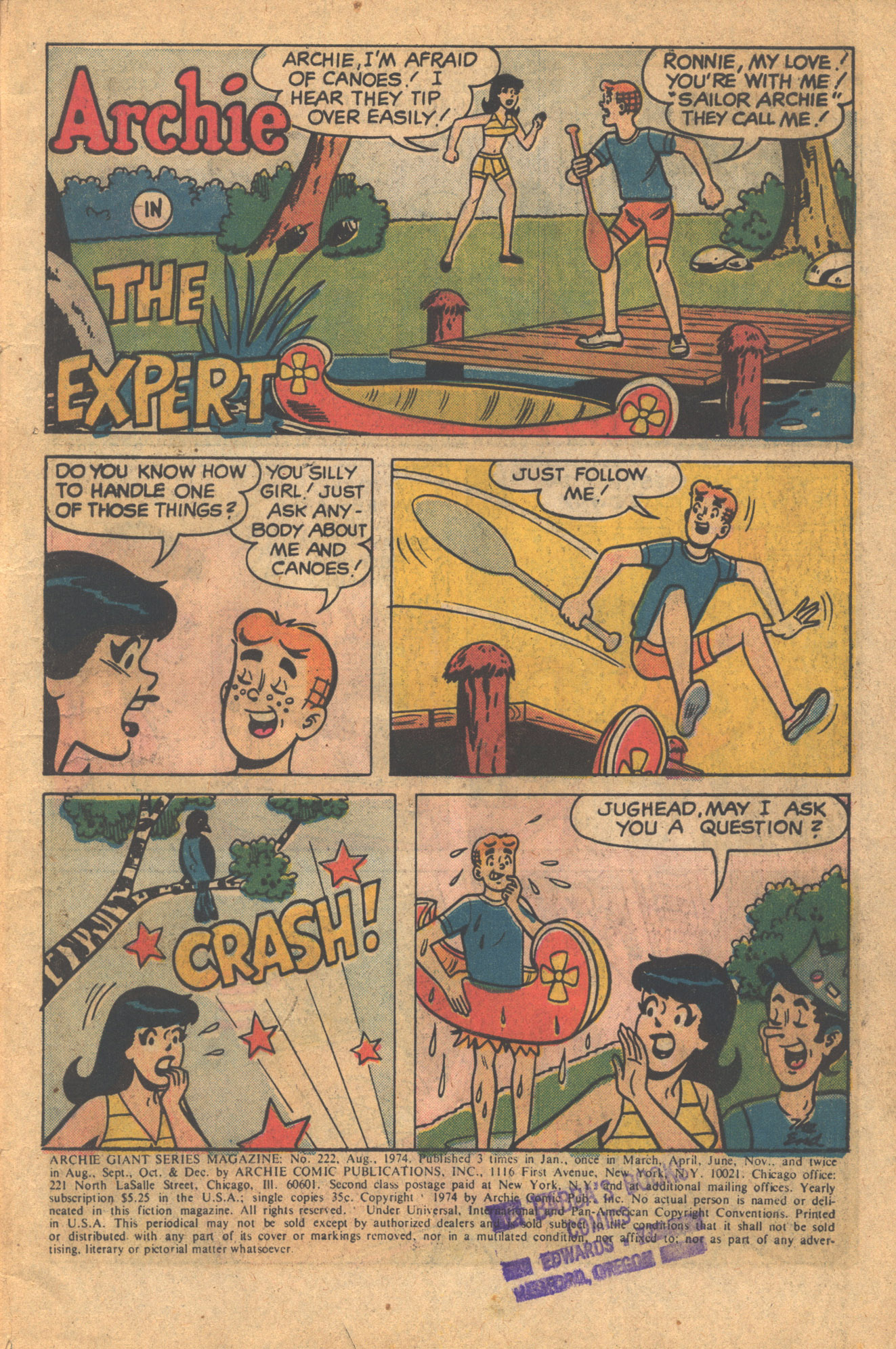 Read online Archie Giant Series Magazine comic -  Issue #222 - 3