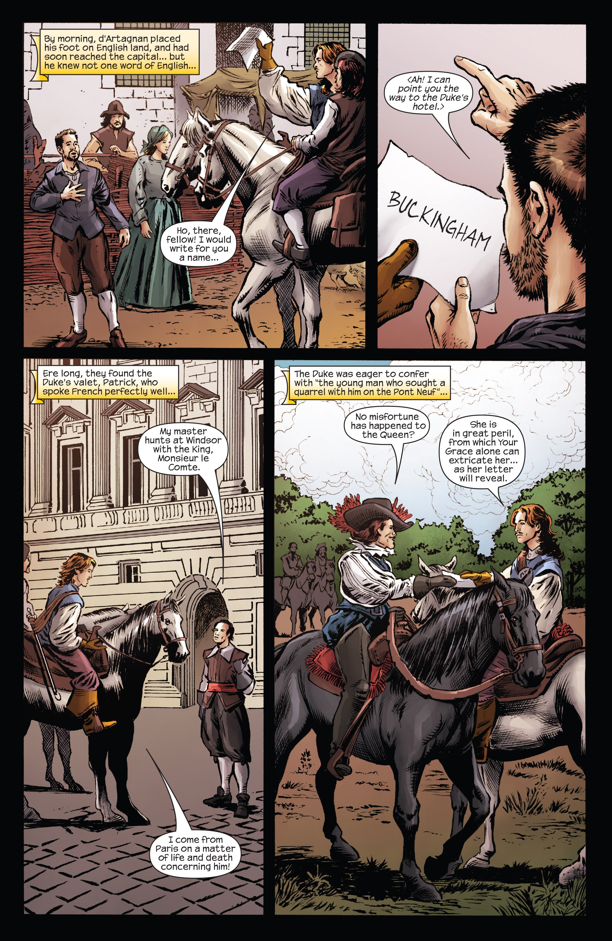 Read online Marvel Illustrated: The Three Musketeers comic -  Issue #3 - 7