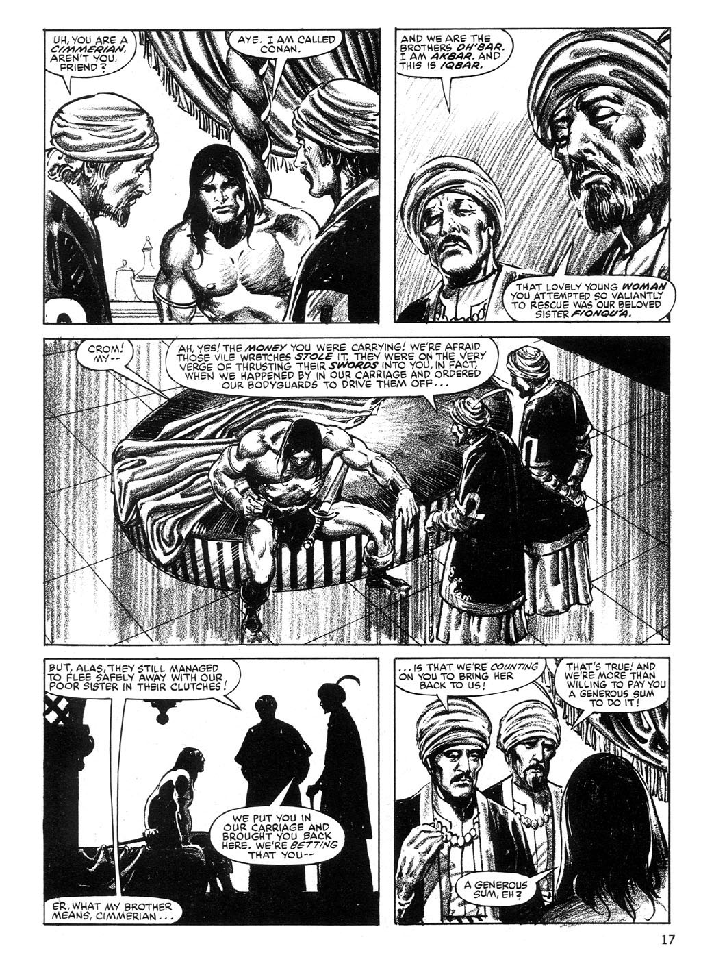 Read online The Savage Sword Of Conan comic -  Issue #89 - 17