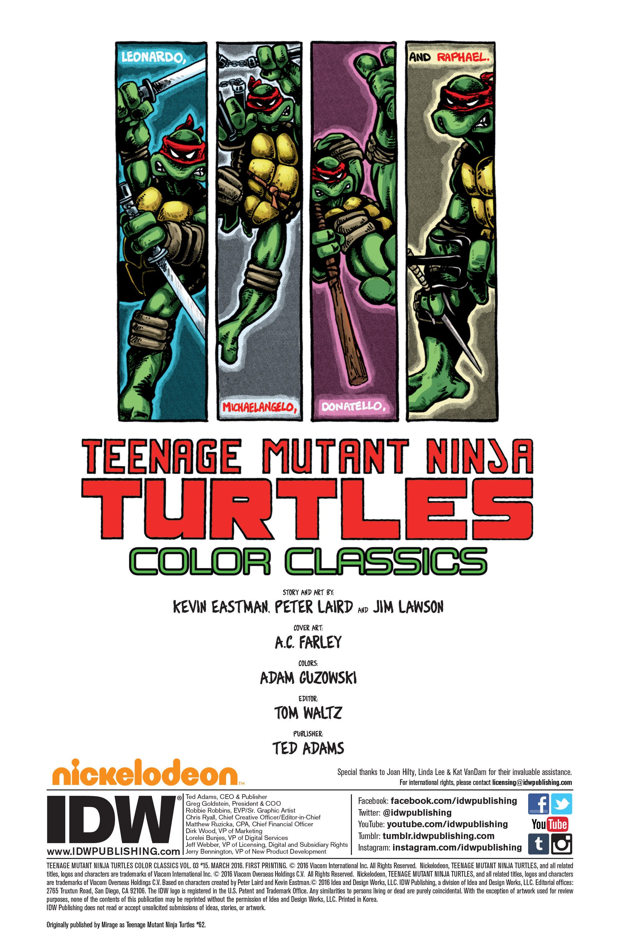 Read online Teenage Mutant Ninja Turtles Color Classics (2015) comic -  Issue #15 - 2