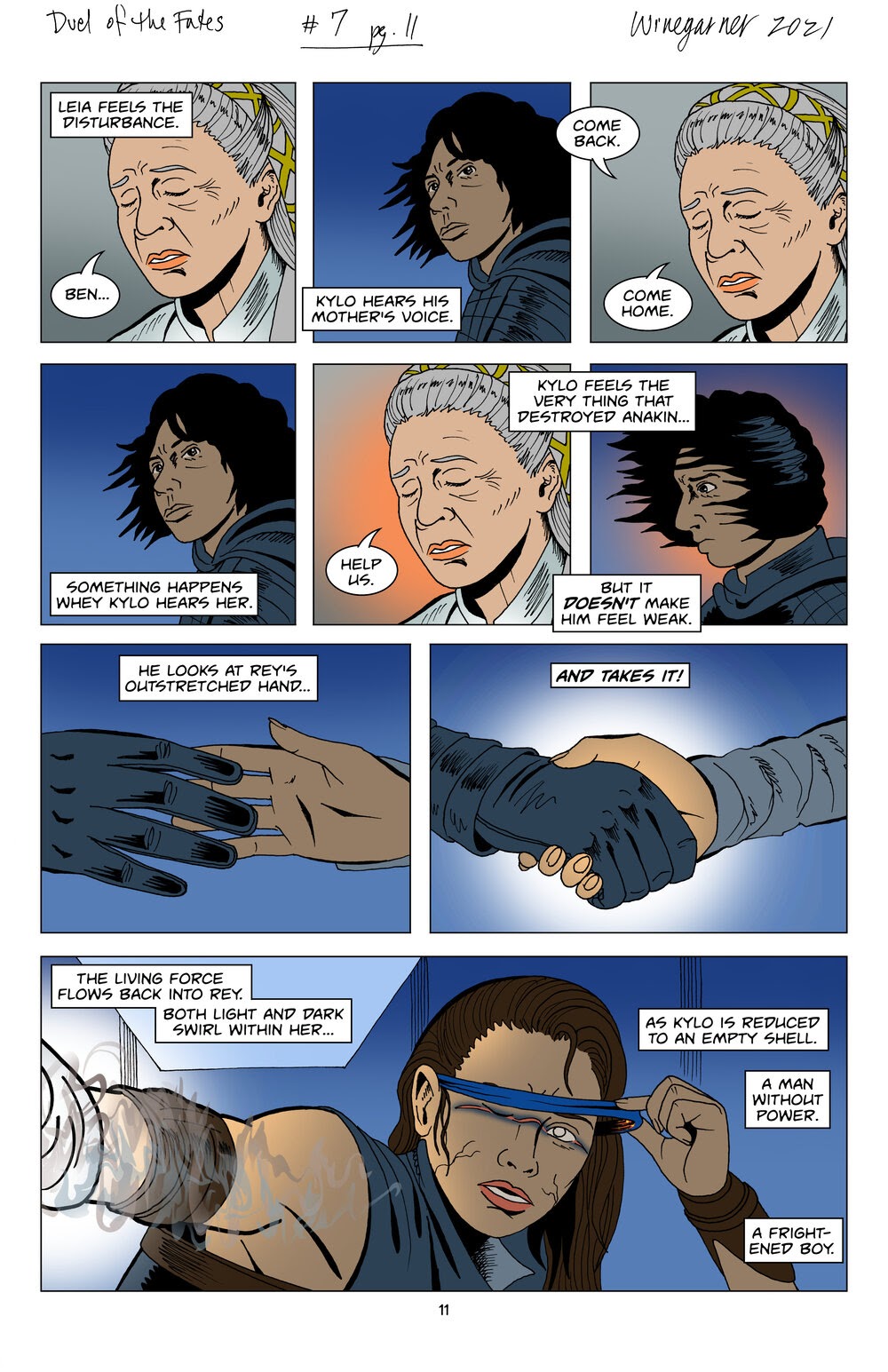 Read online Star Wars: Duel of the Fates comic -  Issue #7 - 12