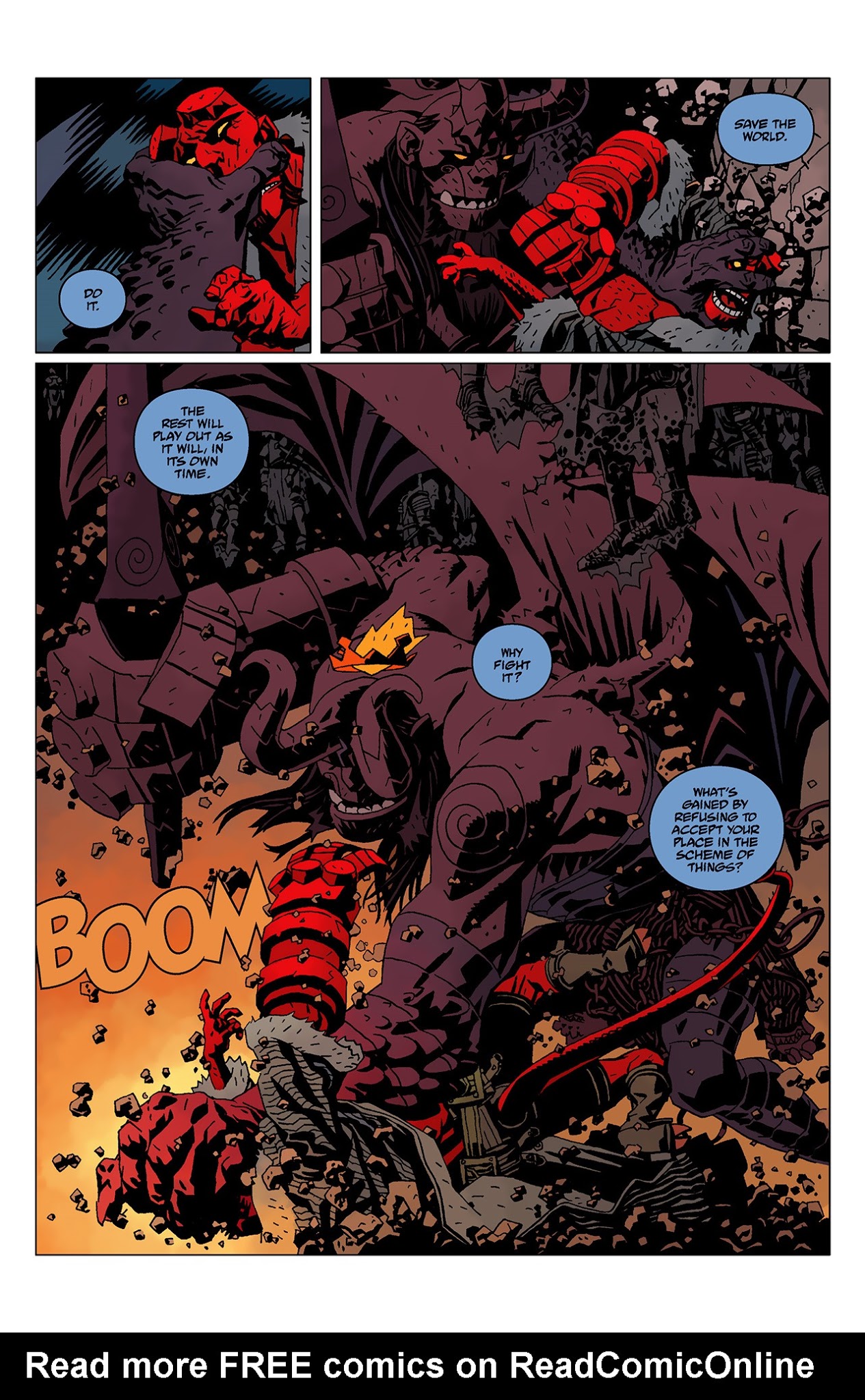 Read online Hellboy: The Wild Hunt comic -  Issue #7 - 18