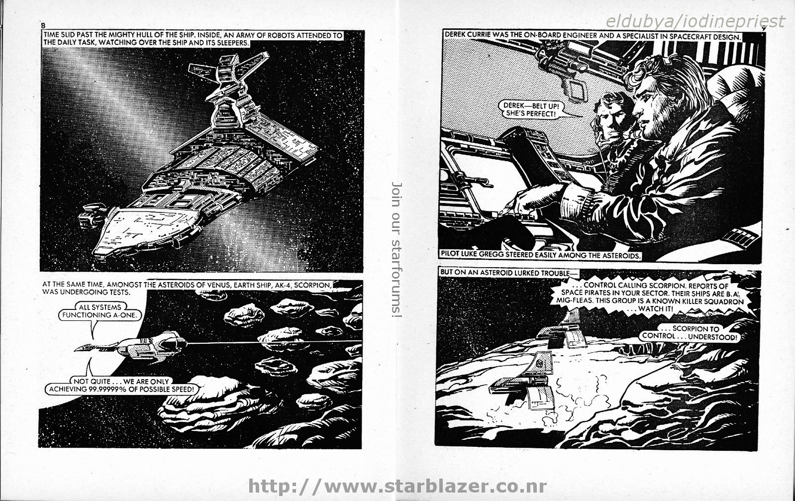 Read online Starblazer comic -  Issue #133 - 6