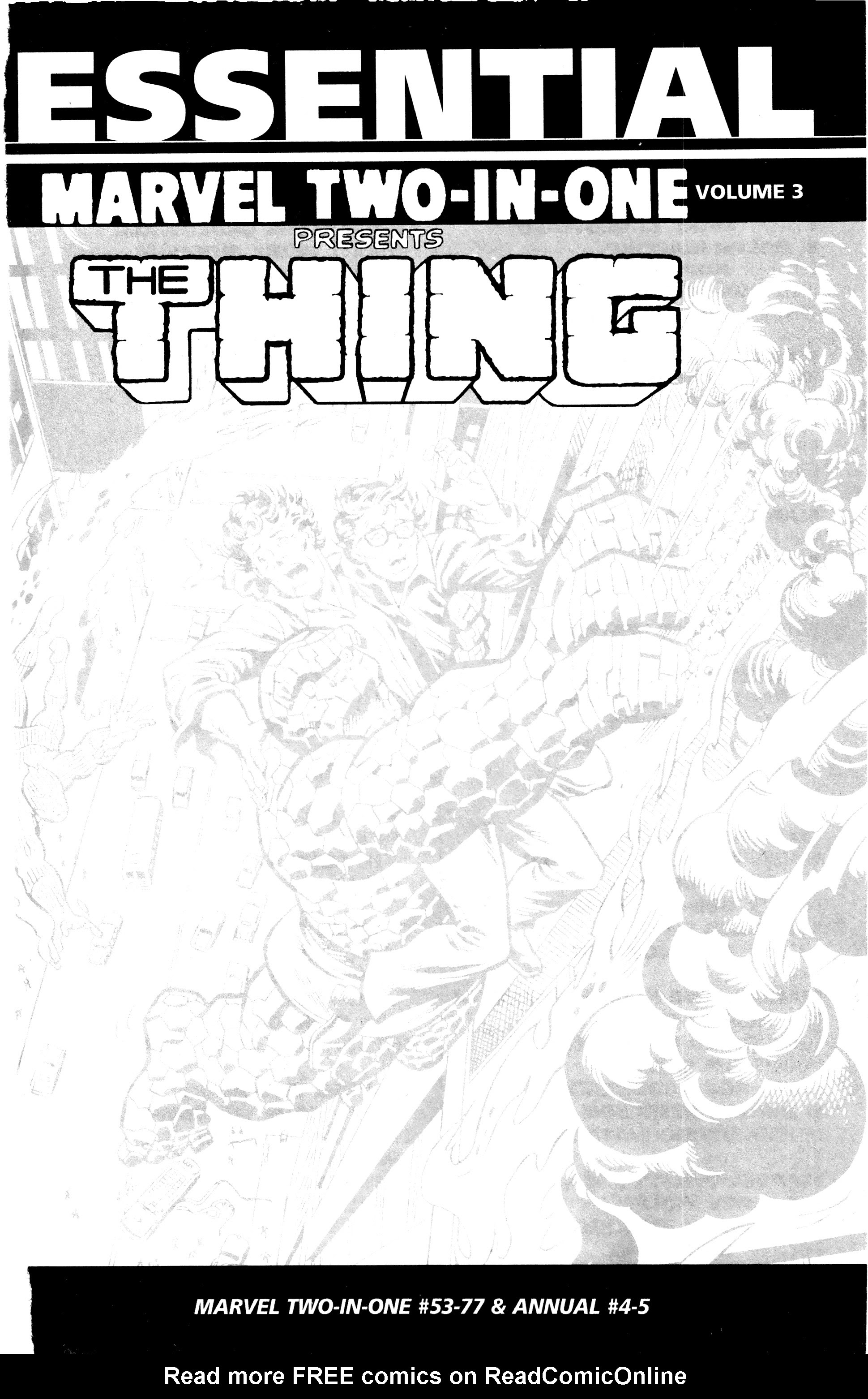 Read online Essential Marvel Two-In-One comic -  Issue # TPB 3 (Part 1) - 3