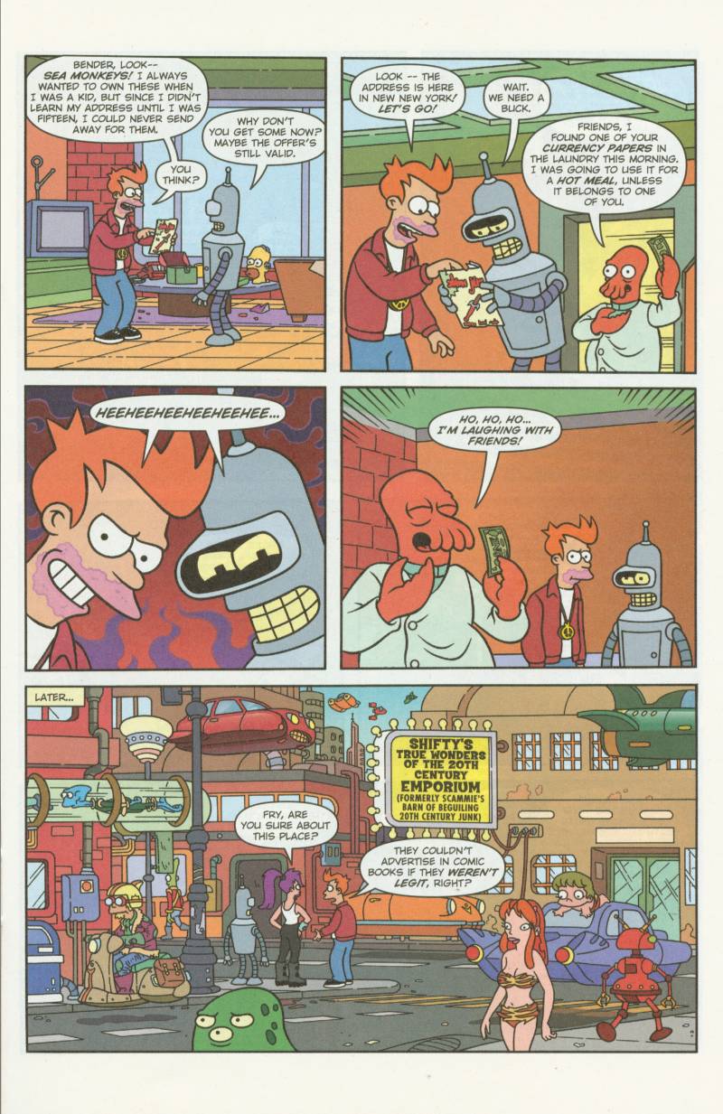 Read online Futurama Comics comic -  Issue #1 - 11