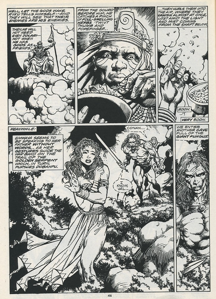 Read online The Savage Sword Of Conan comic -  Issue #217 - 48
