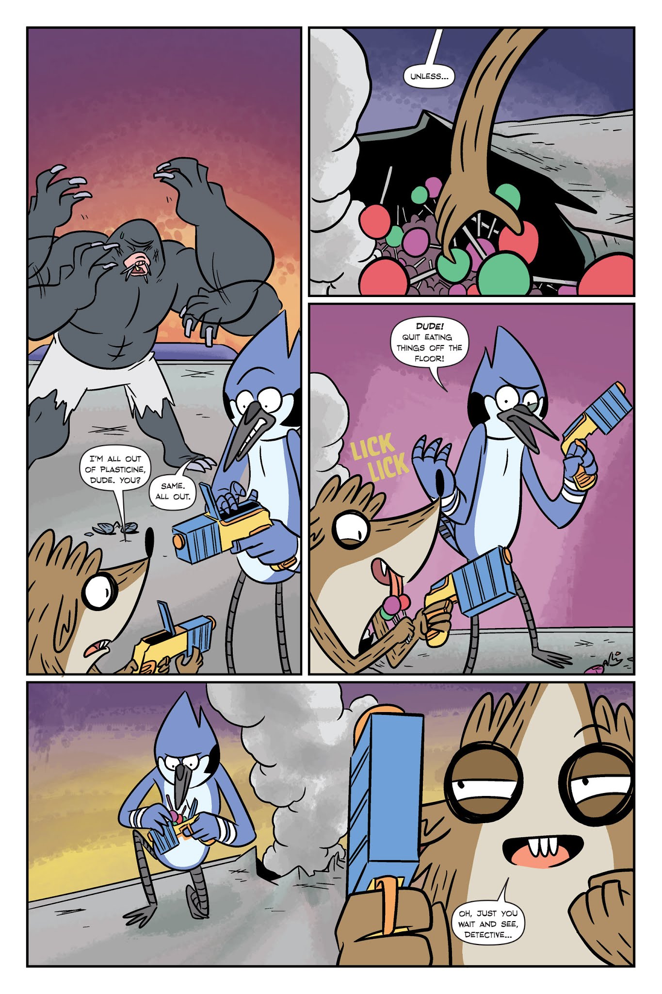 Read online Regular Show: Noir Means Noir, Buddy comic -  Issue # TPB (Part 2) - 47