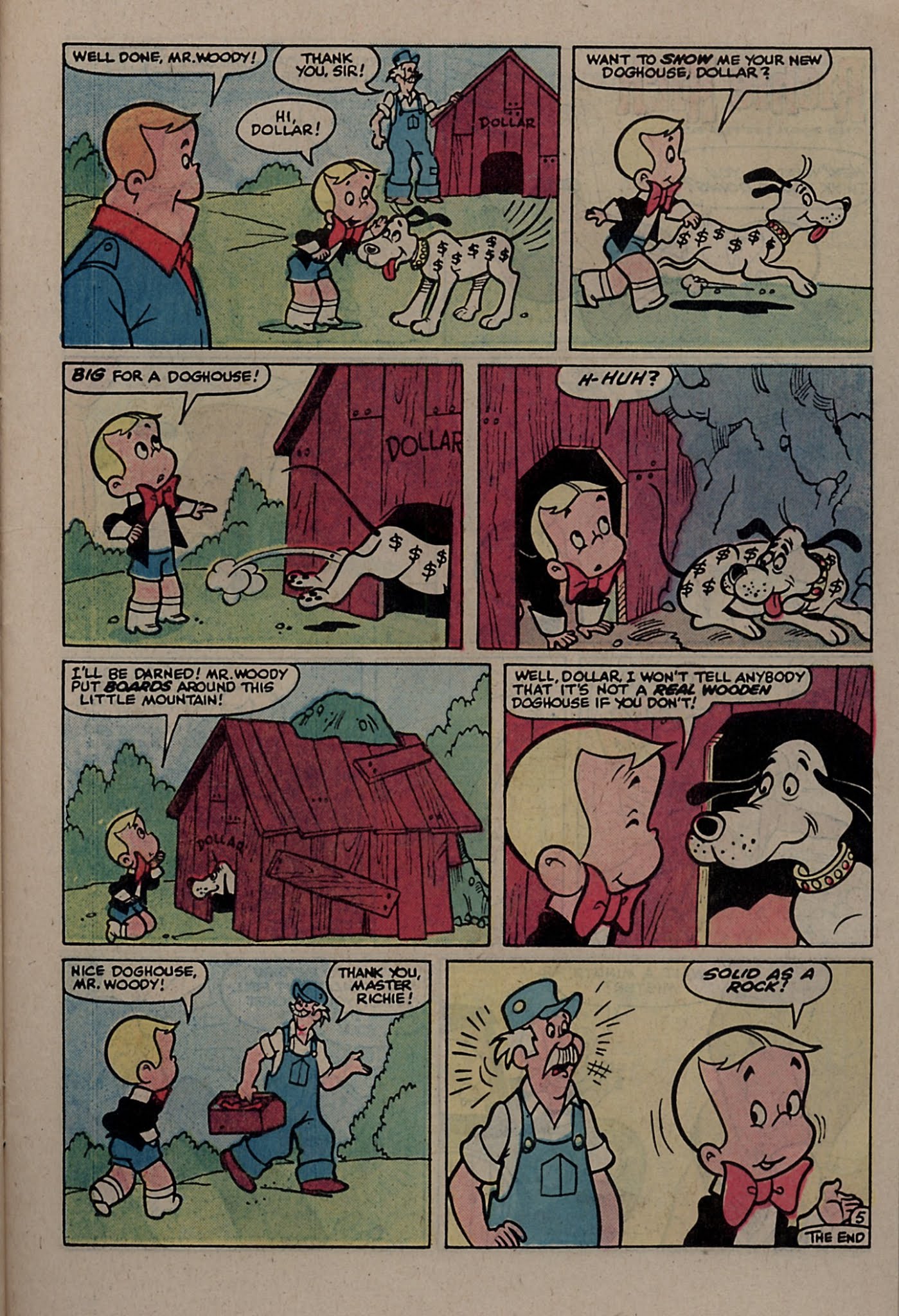 Read online Richie Rich & Dollar the Dog comic -  Issue #22 - 24
