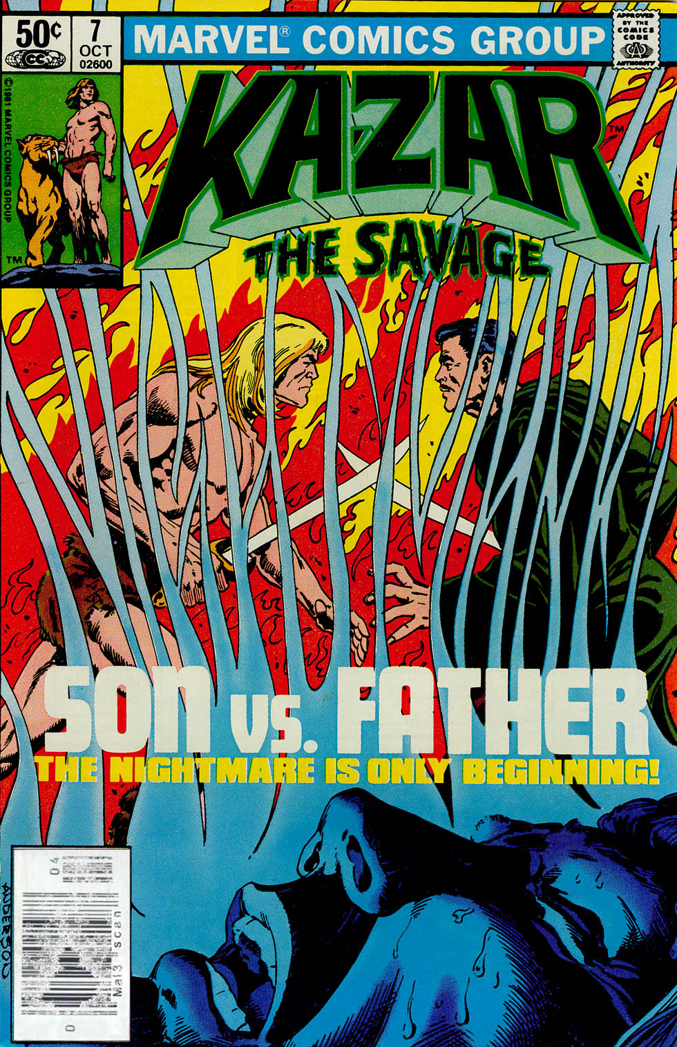 Read online Ka-Zar the Savage comic -  Issue #7 - 1