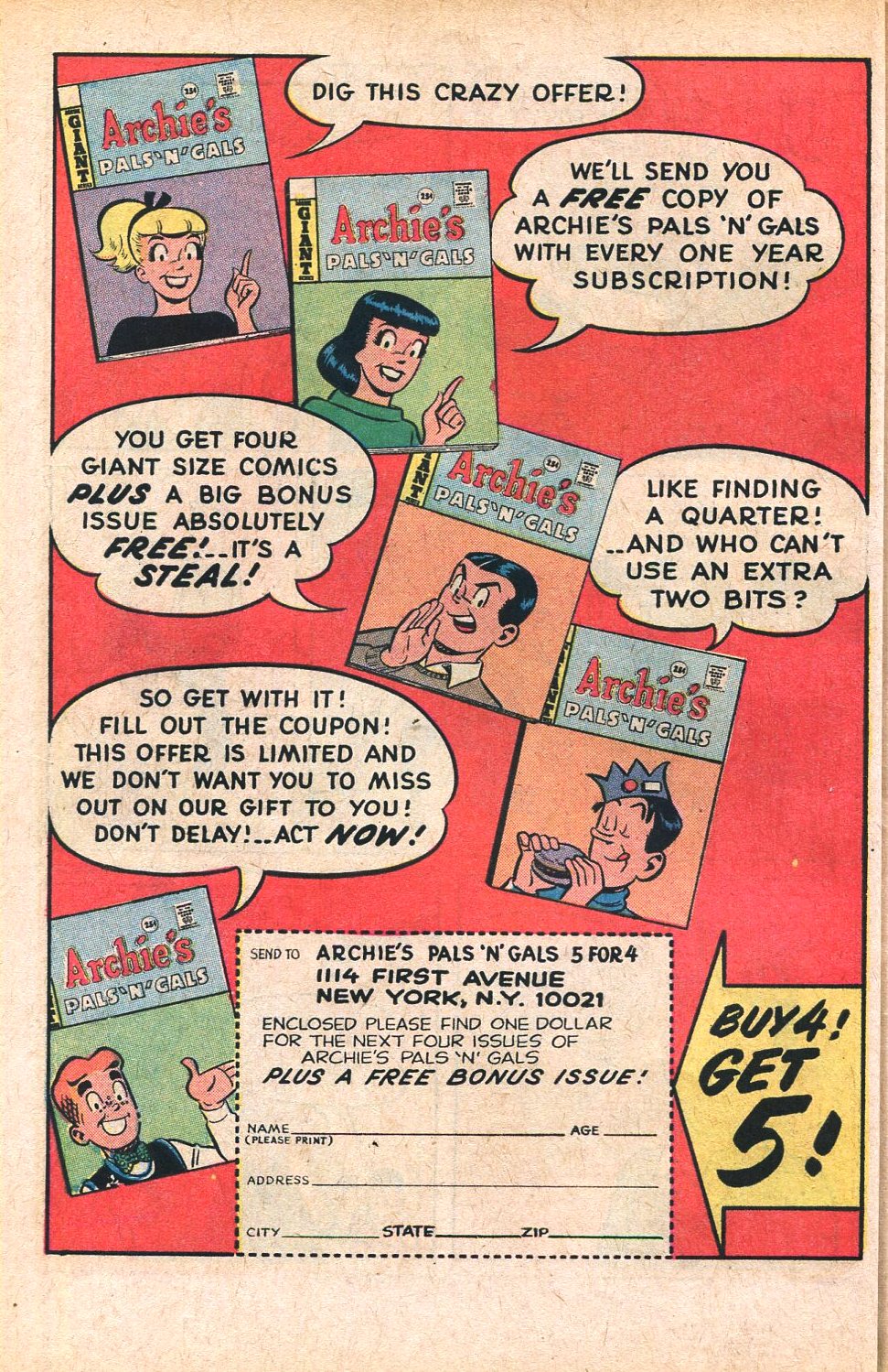 Read online Archie Giant Series Magazine comic -  Issue #152 - 32