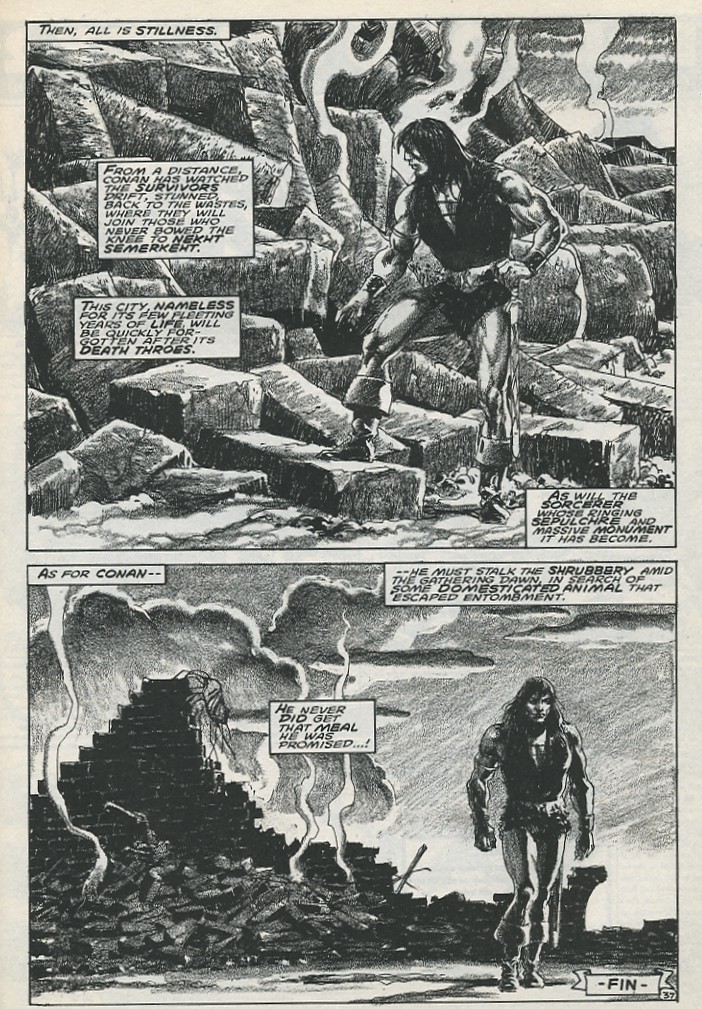Read online The Savage Sword Of Conan comic -  Issue #223 - 39