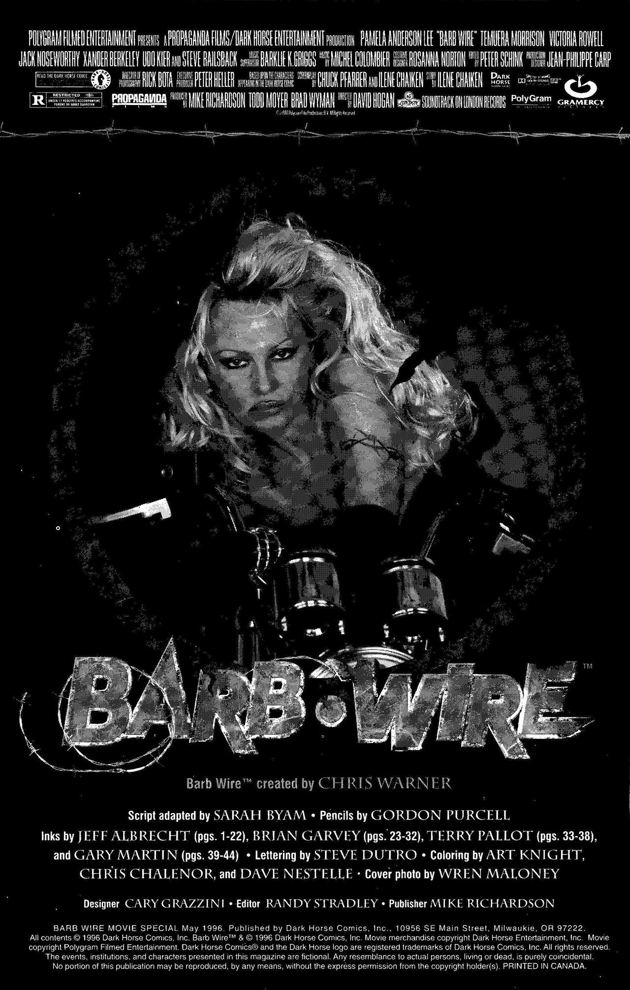Read online Barb Wire Movie Special comic -  Issue # Full - 2