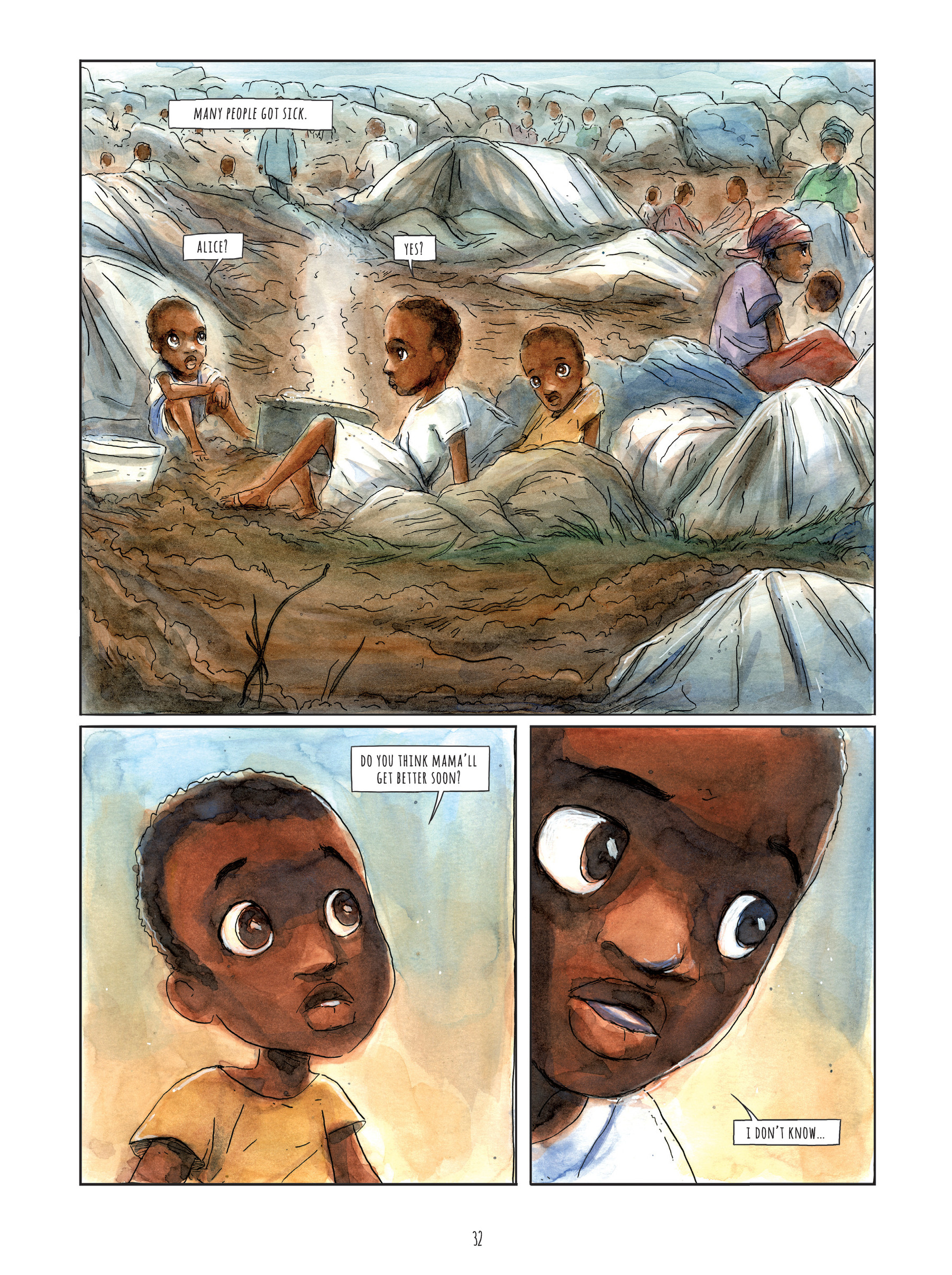 Read online Alice on the Run: One Child's Journey Through the Rwandan Civil War comic -  Issue # TPB - 31