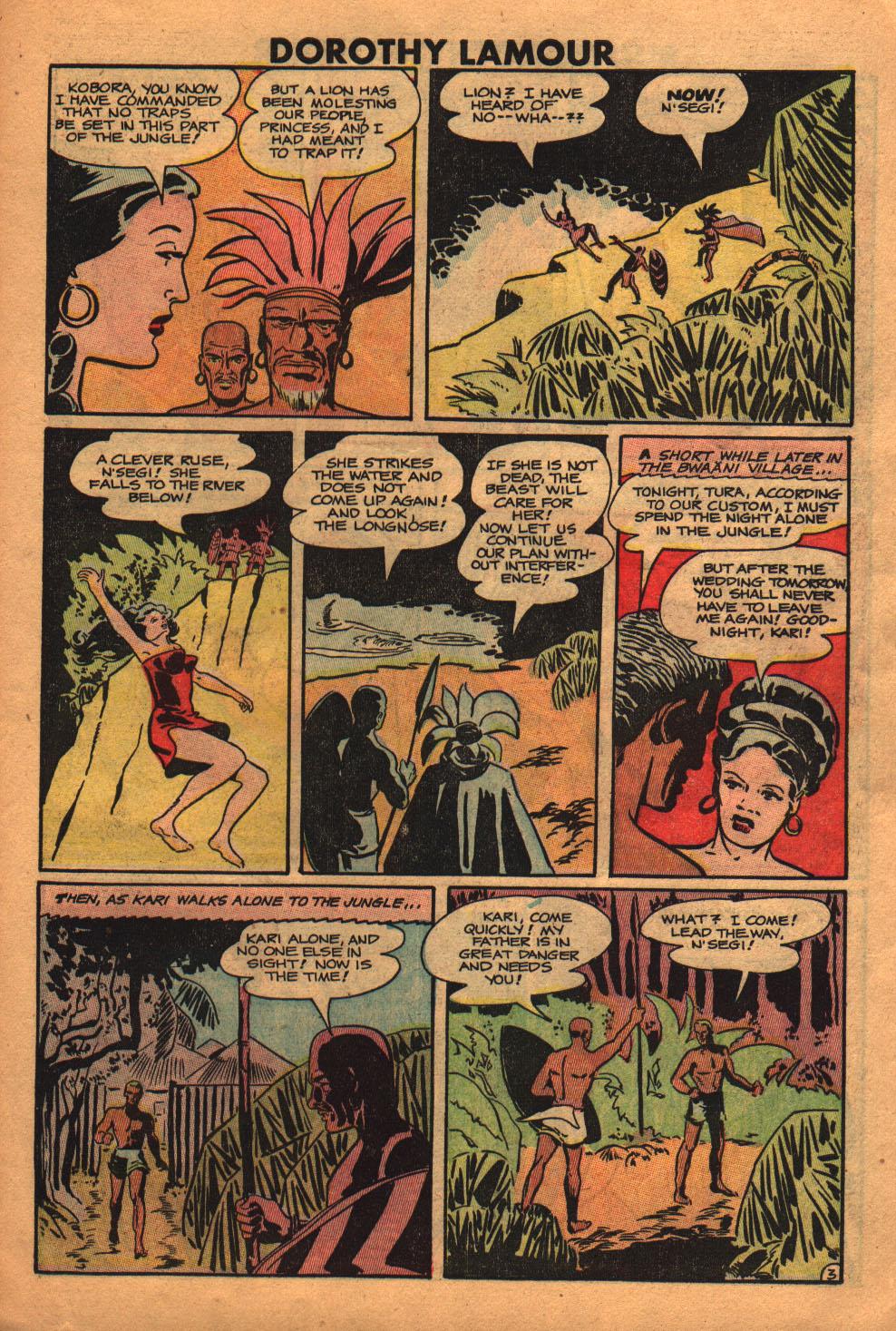 Read online Dorothy Lamour Jungle Princess comic -  Issue #2 - 27