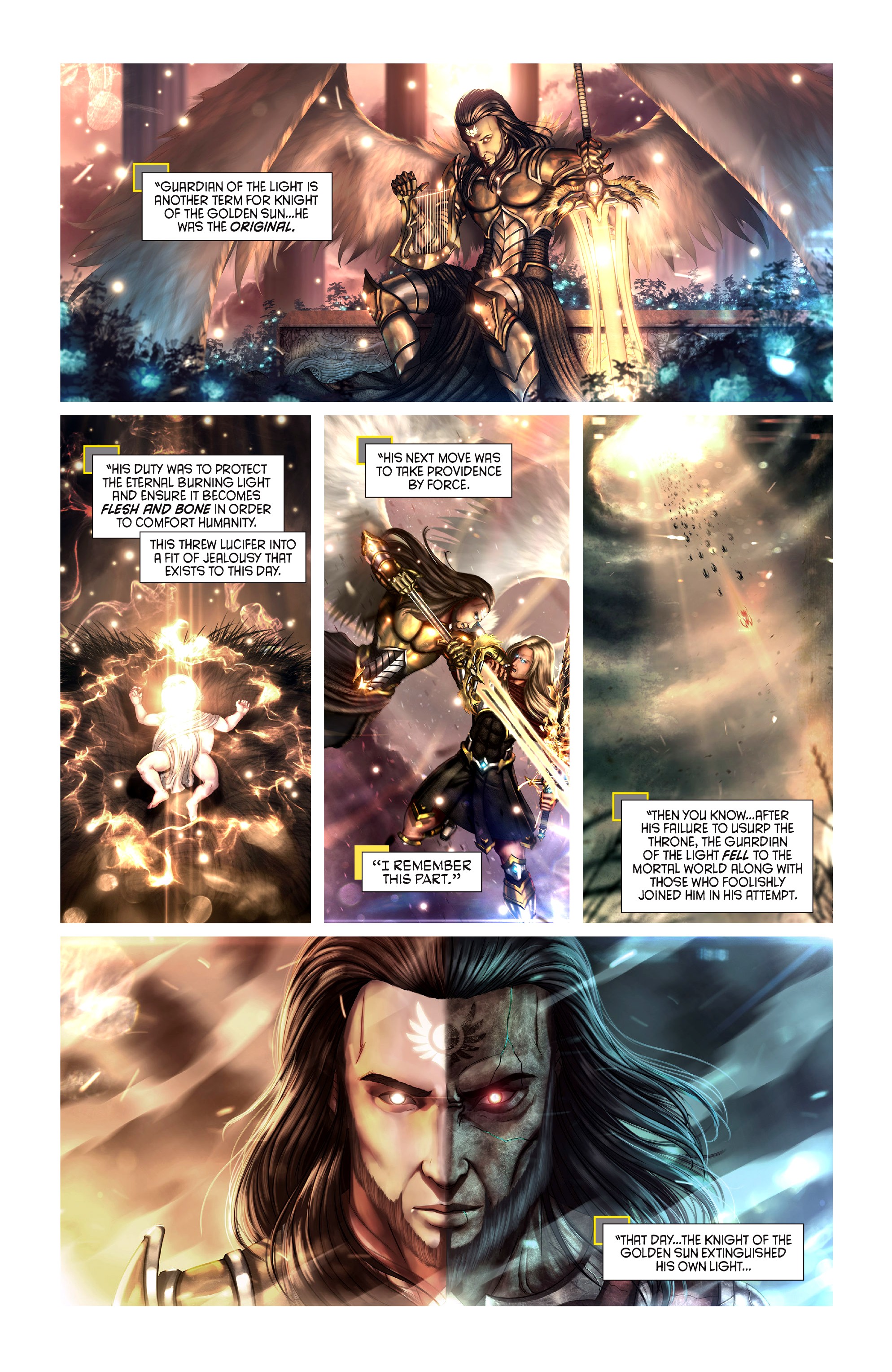 Read online Knights of the Golden Sun comic -  Issue #6 - 7