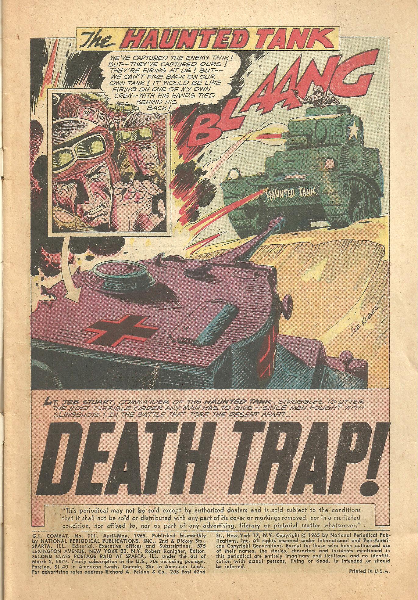 Read online G.I. Combat (1952) comic -  Issue #111 - 2