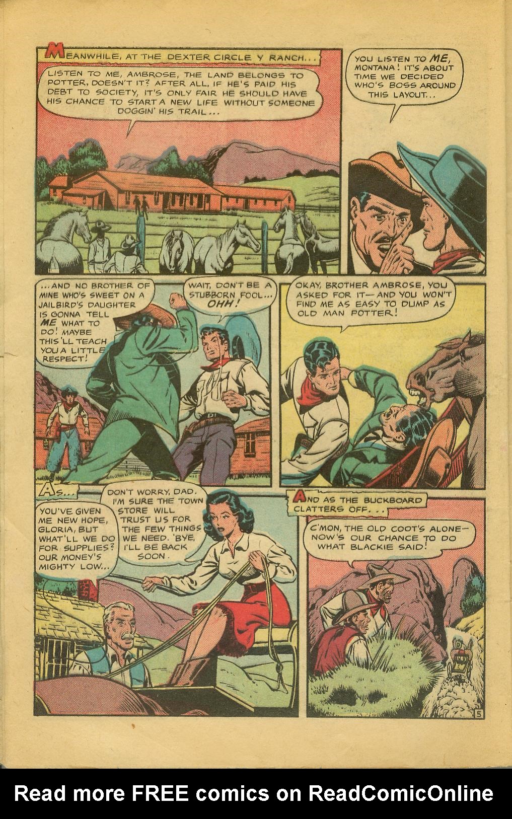 Read online Cowgirl Romances (1950) comic -  Issue #2 - 7