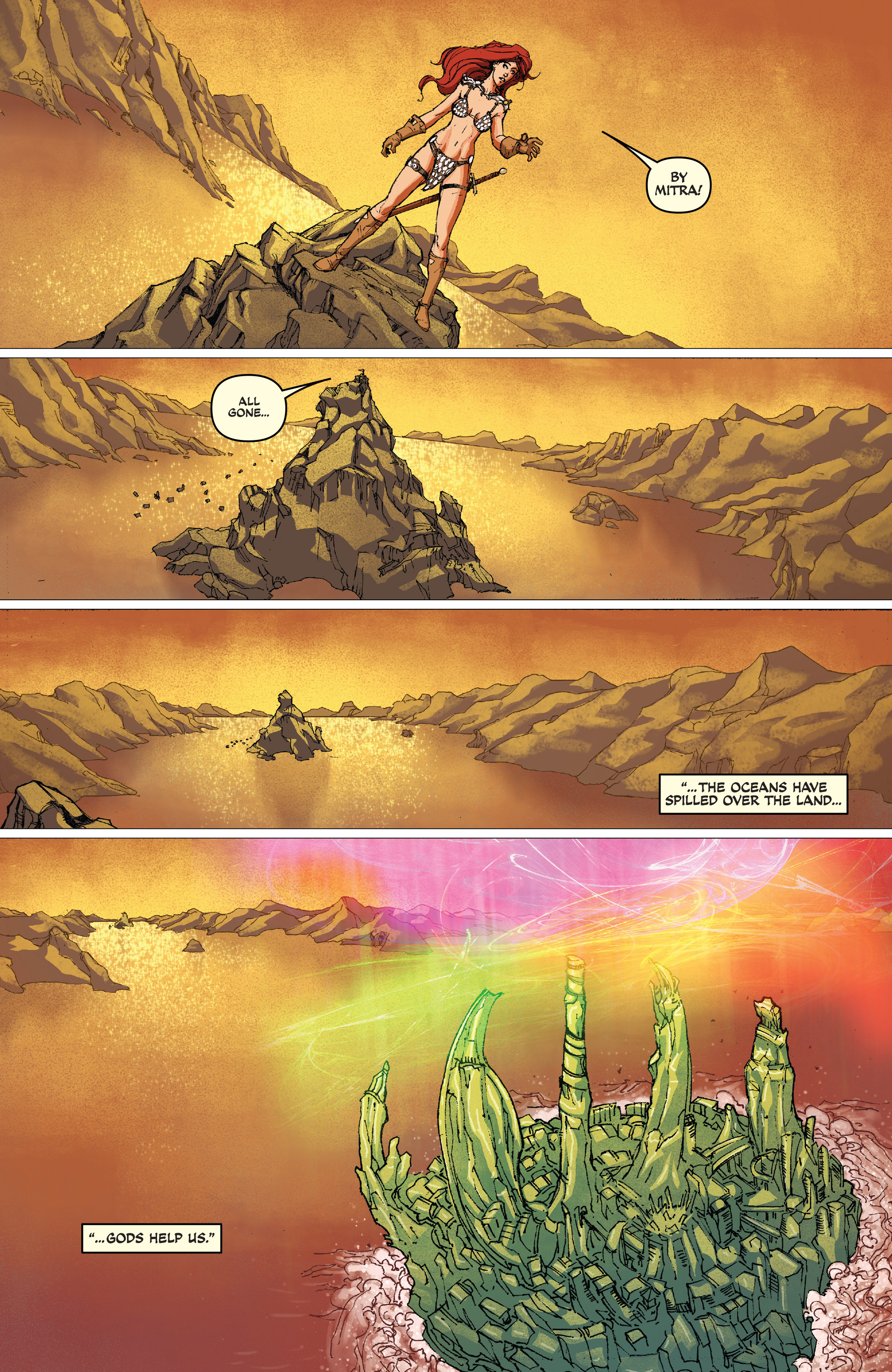 Read online Red Sonja: Atlantis Rises comic -  Issue #1 - 9