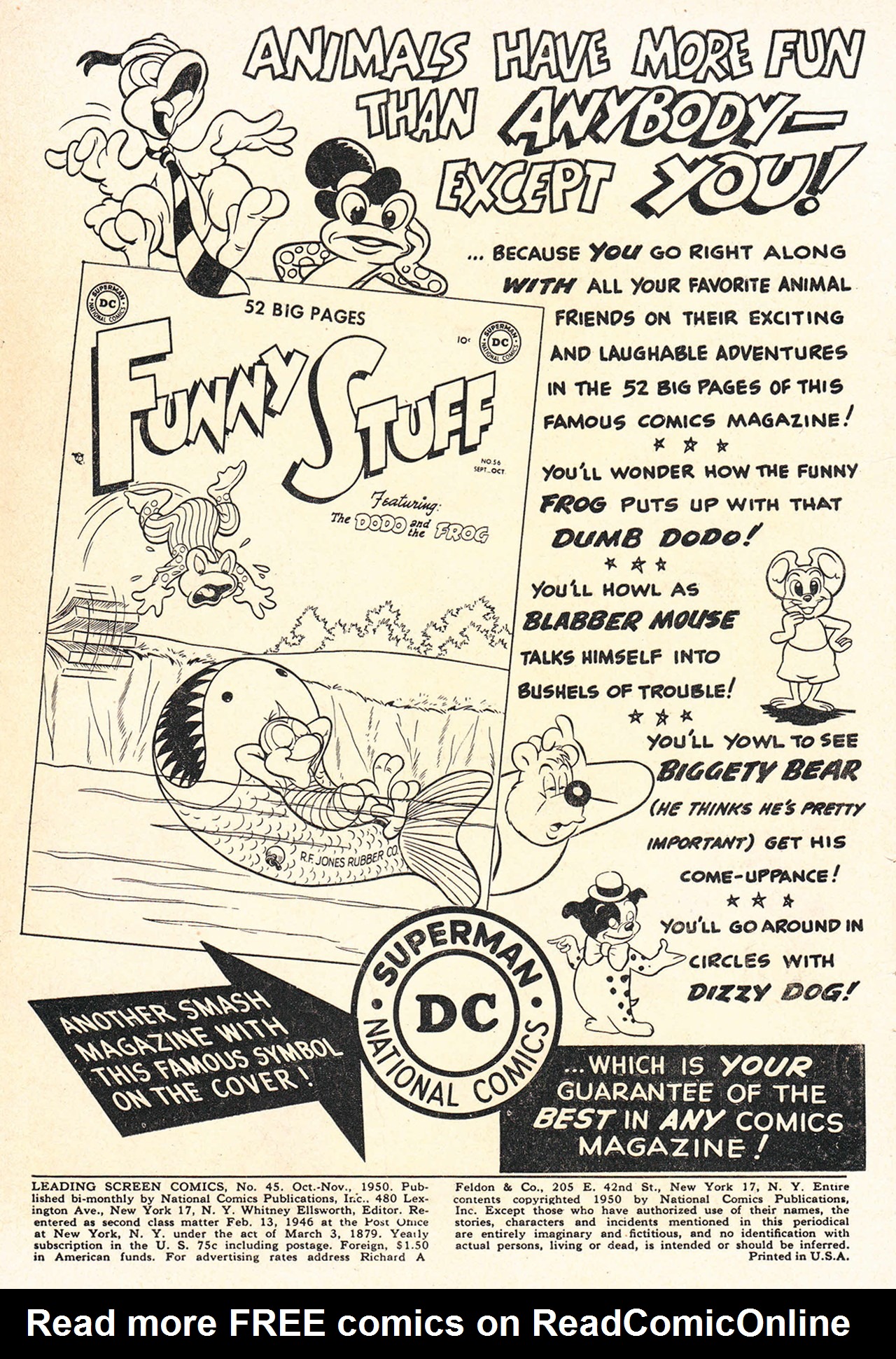 Read online Leading Screen Comics comic -  Issue #45 - 2