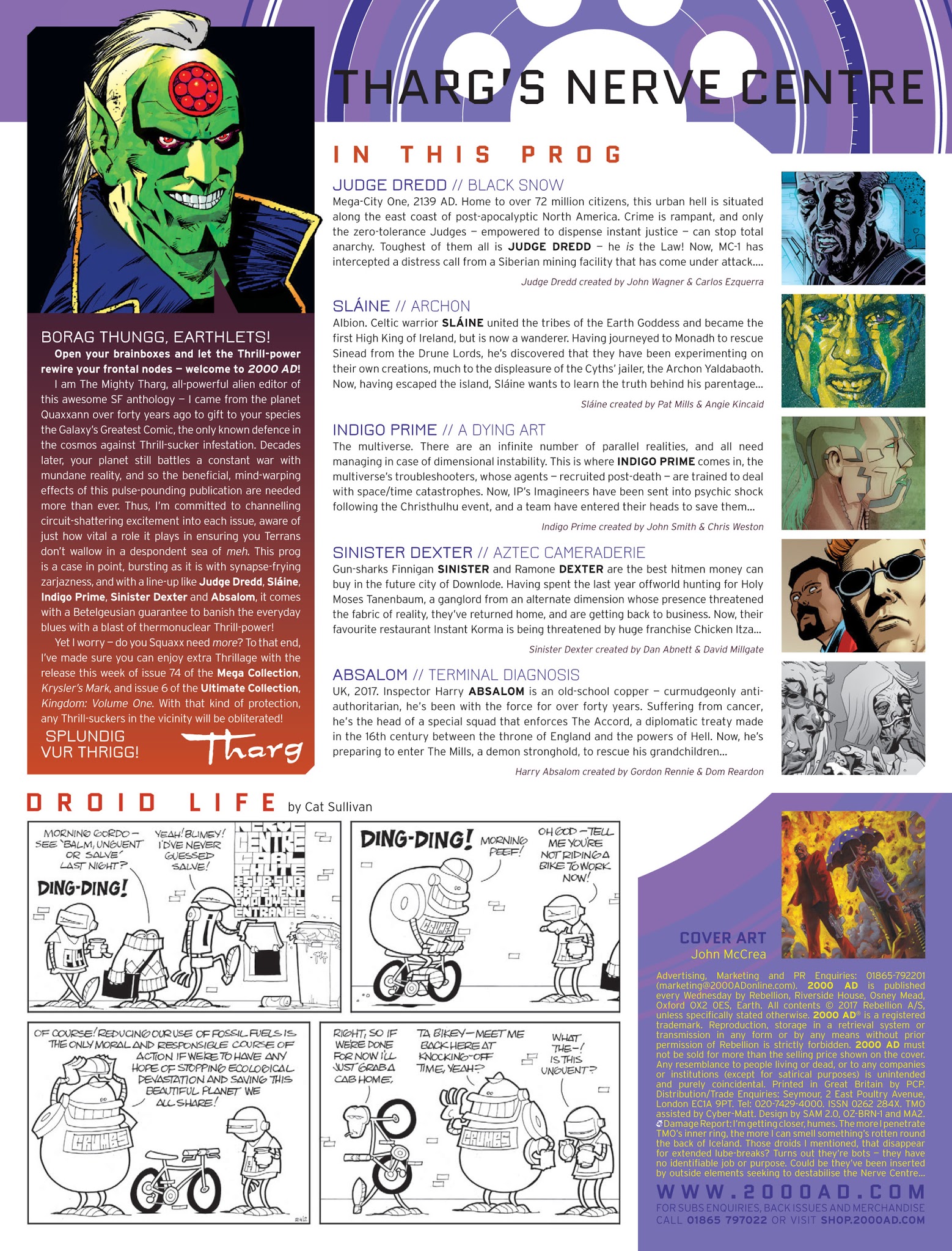 Read online 2000 AD comic -  Issue #2056 - 2