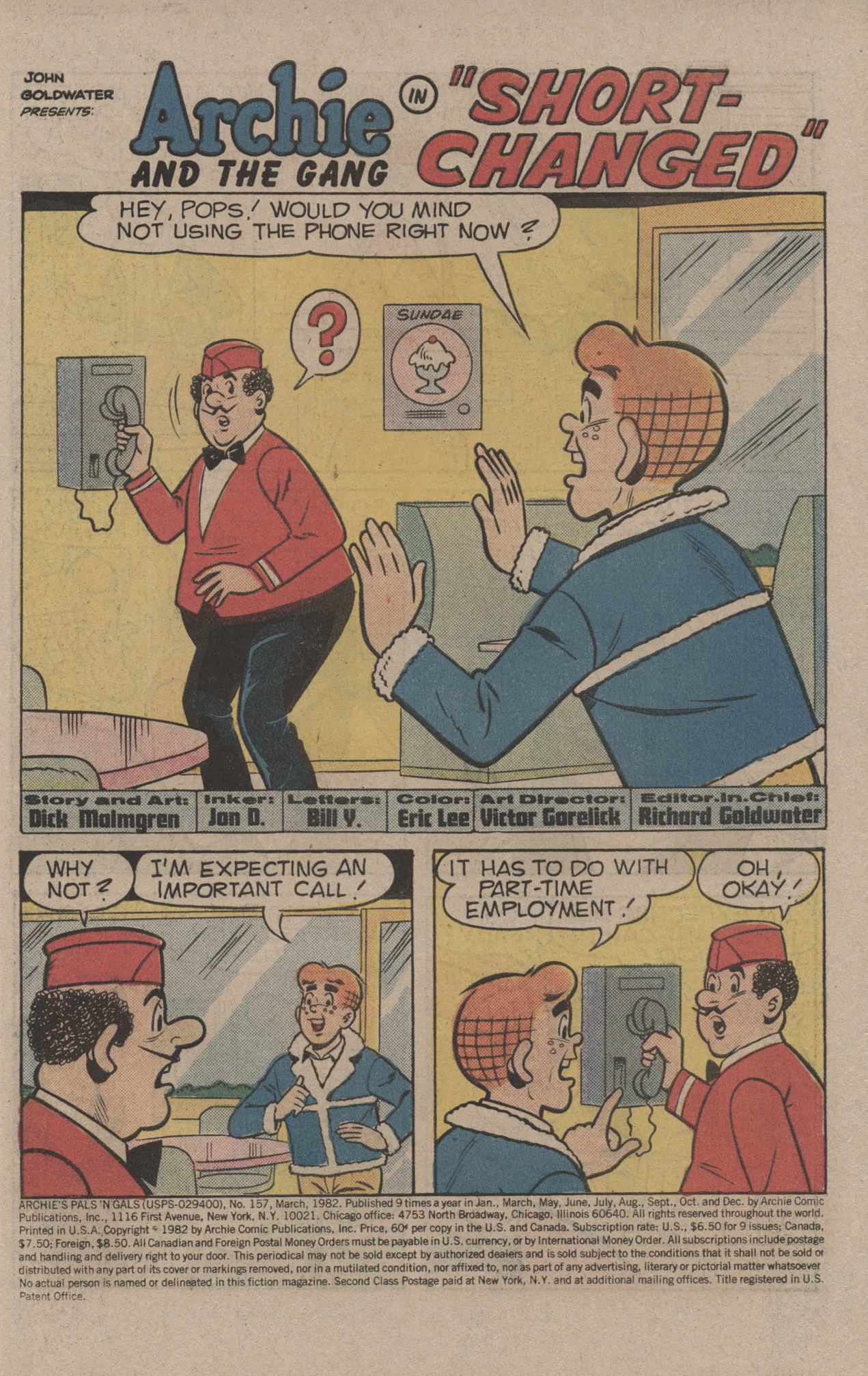 Read online Archie's Pals 'N' Gals (1952) comic -  Issue #157 - 3