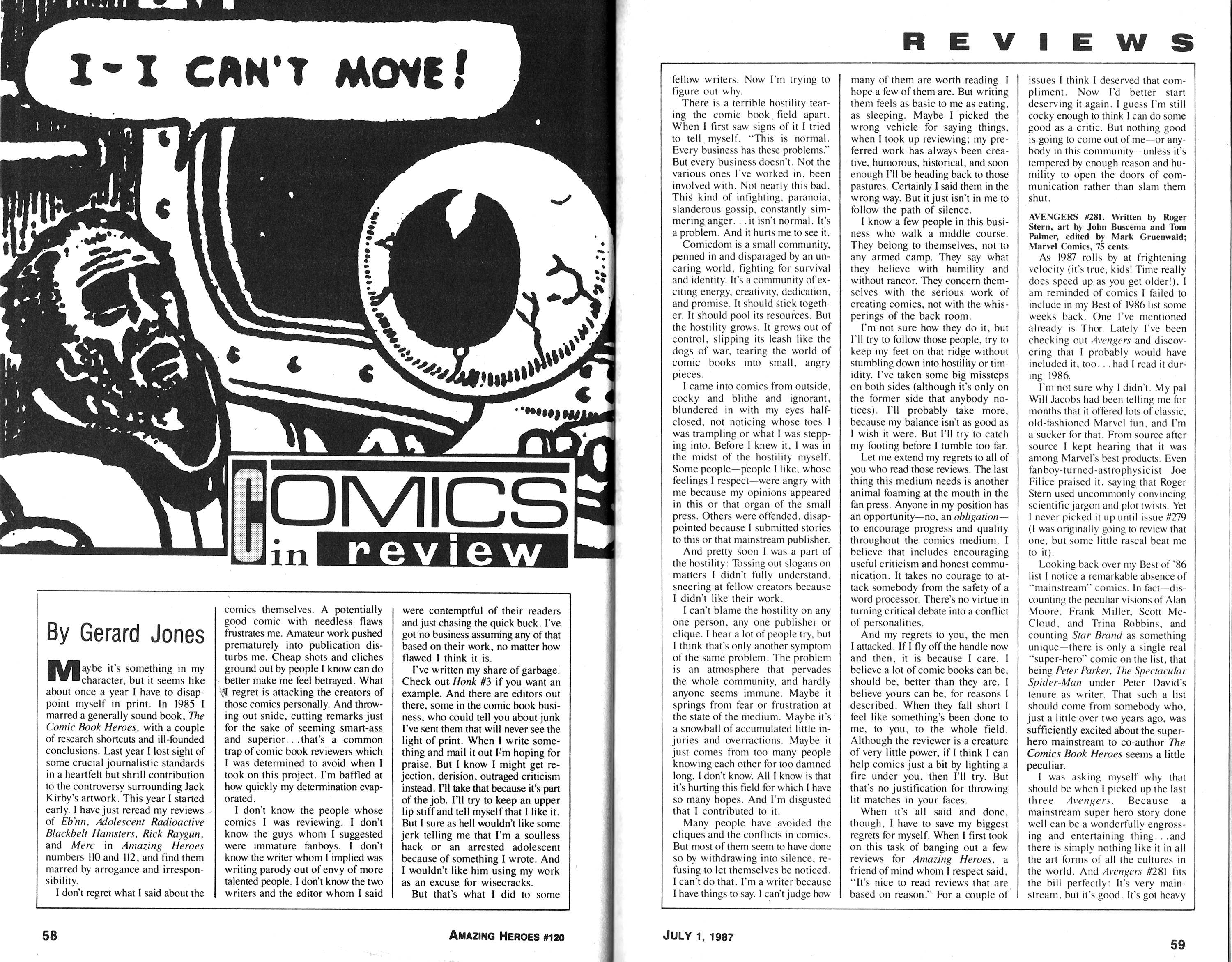 Read online Amazing Heroes comic -  Issue #120 - 30