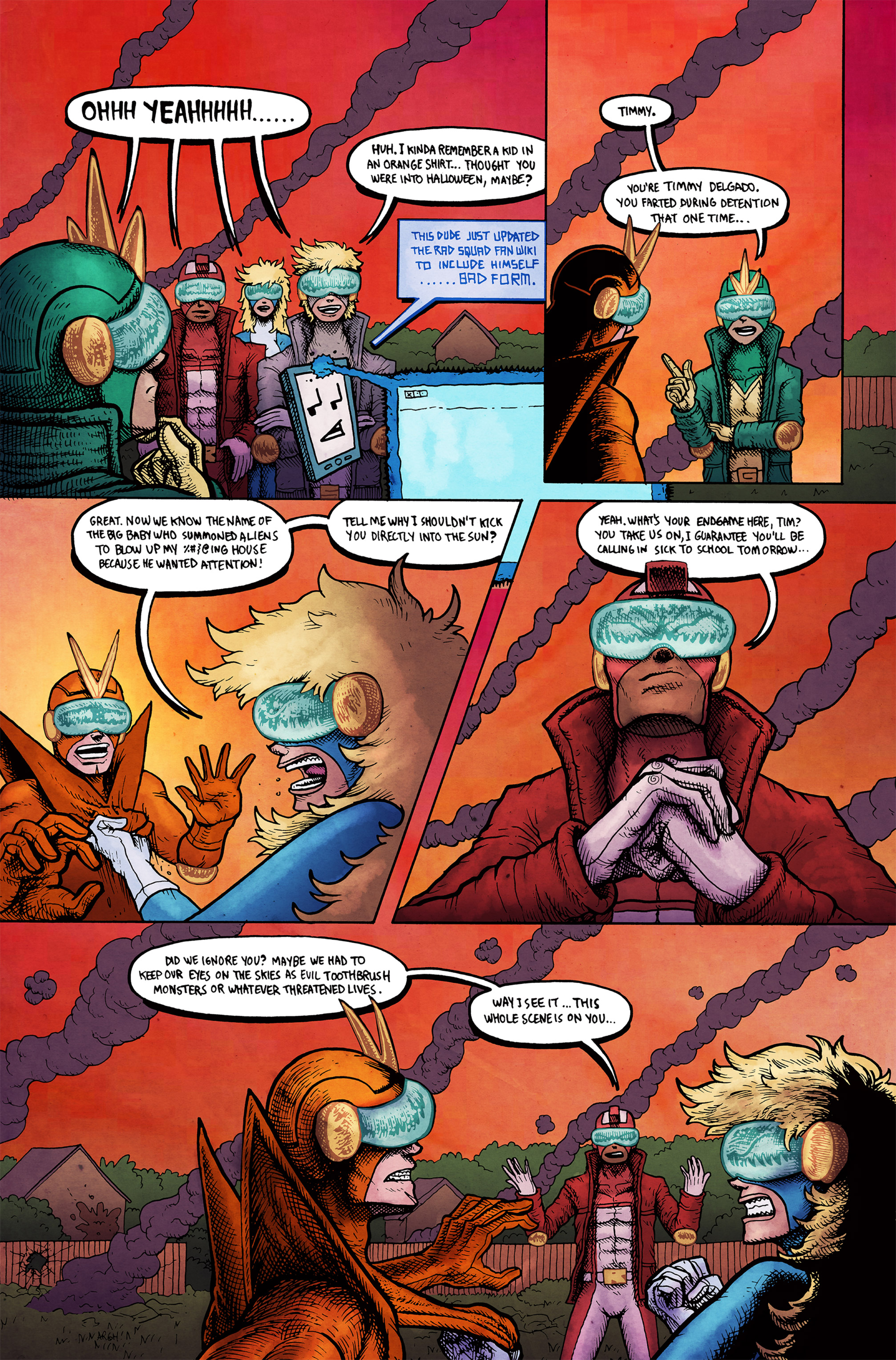 Read online Task Force Rad Squad comic -  Issue #6 - 21