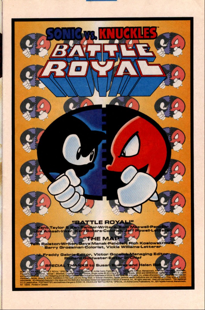 Read online Sonic Super Special comic -  Issue #1 - Sonic Vs. Knuckles Battle Royal - 2