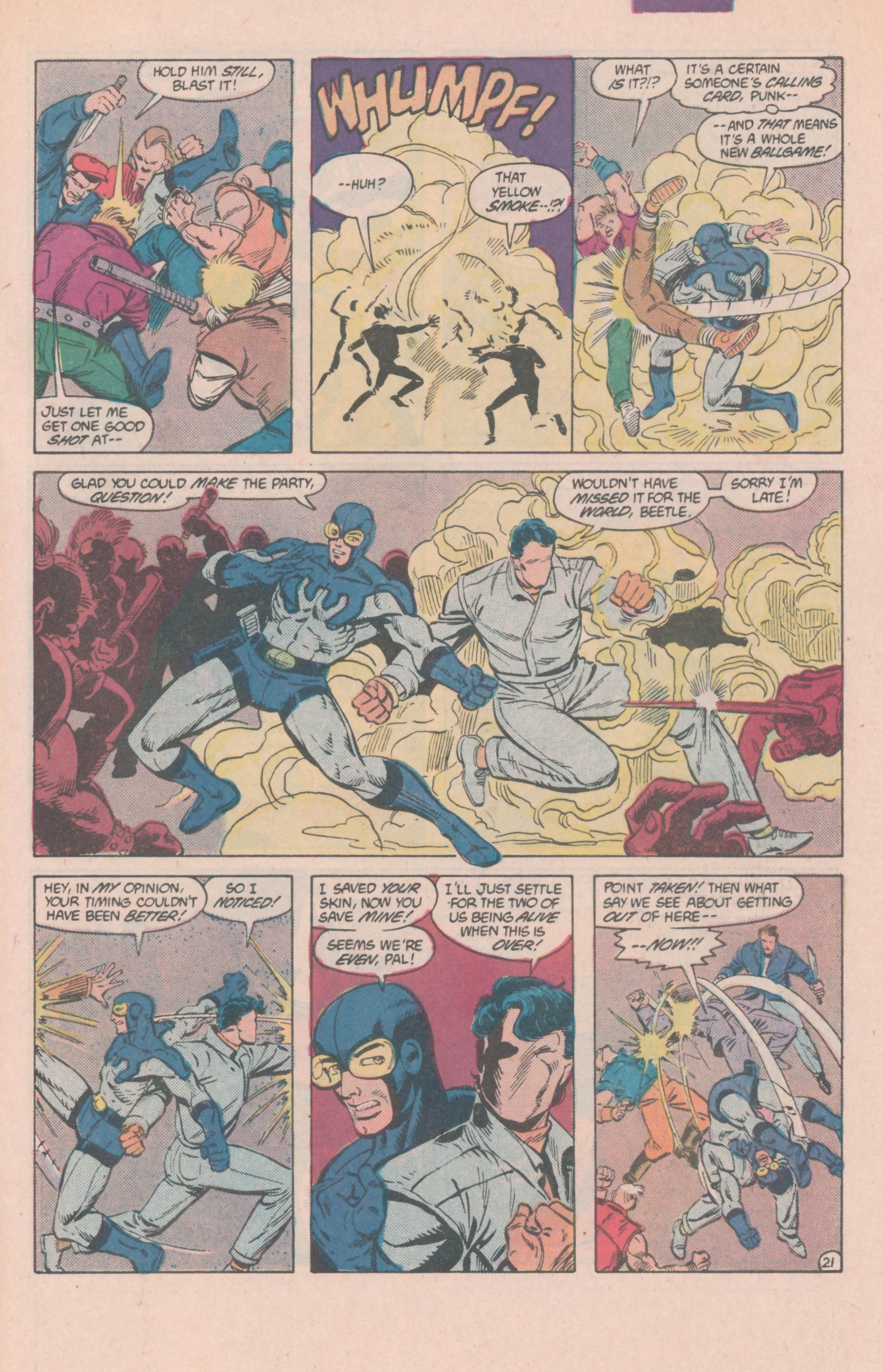 Read online Blue Beetle (1986) comic -  Issue #6 - 31