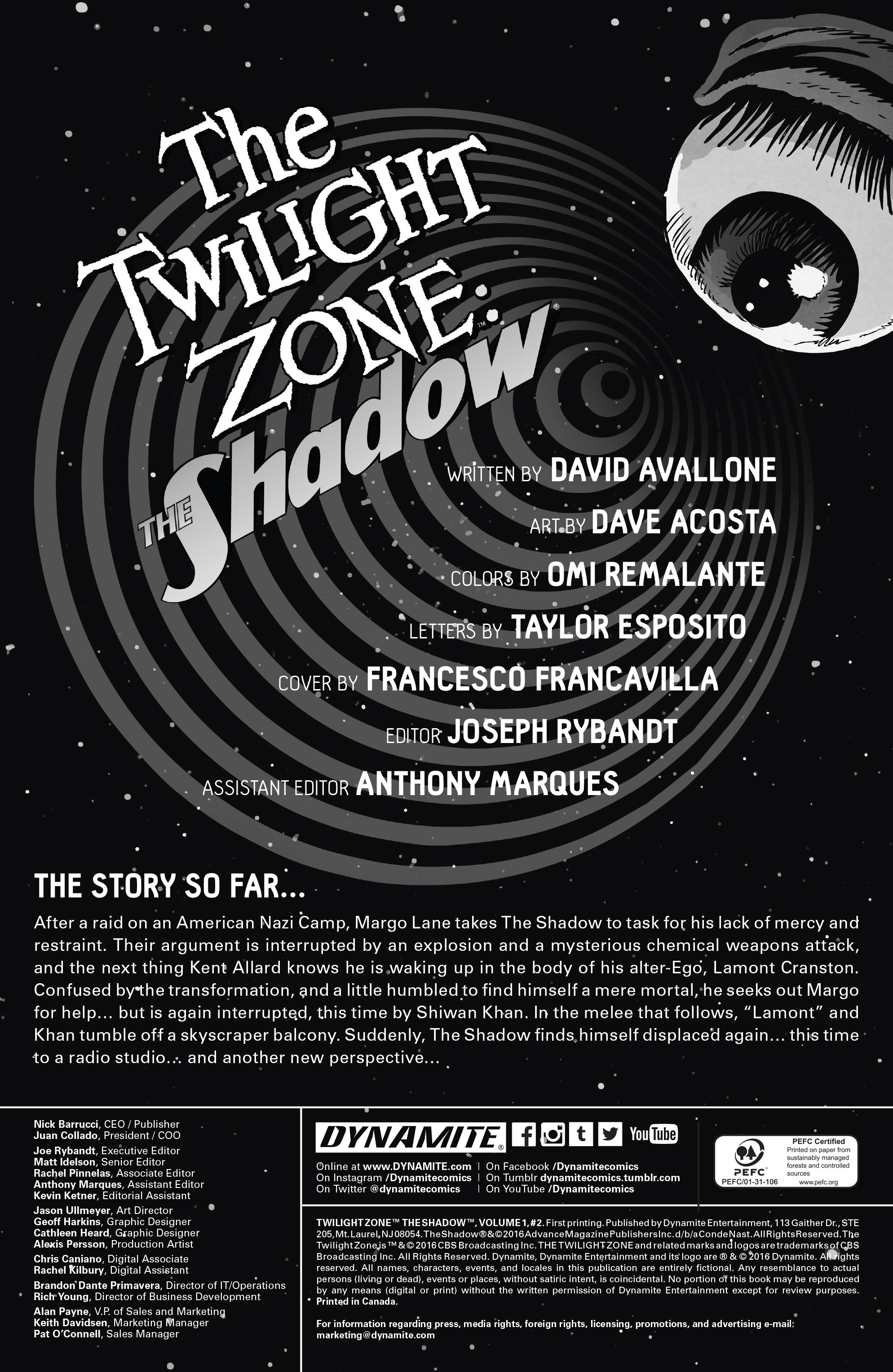 Read online Twilight Zone The Shadow comic -  Issue #2 - 2