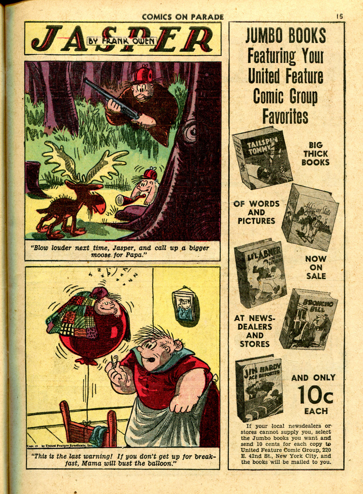 Read online Comics on Parade comic -  Issue #25 - 17