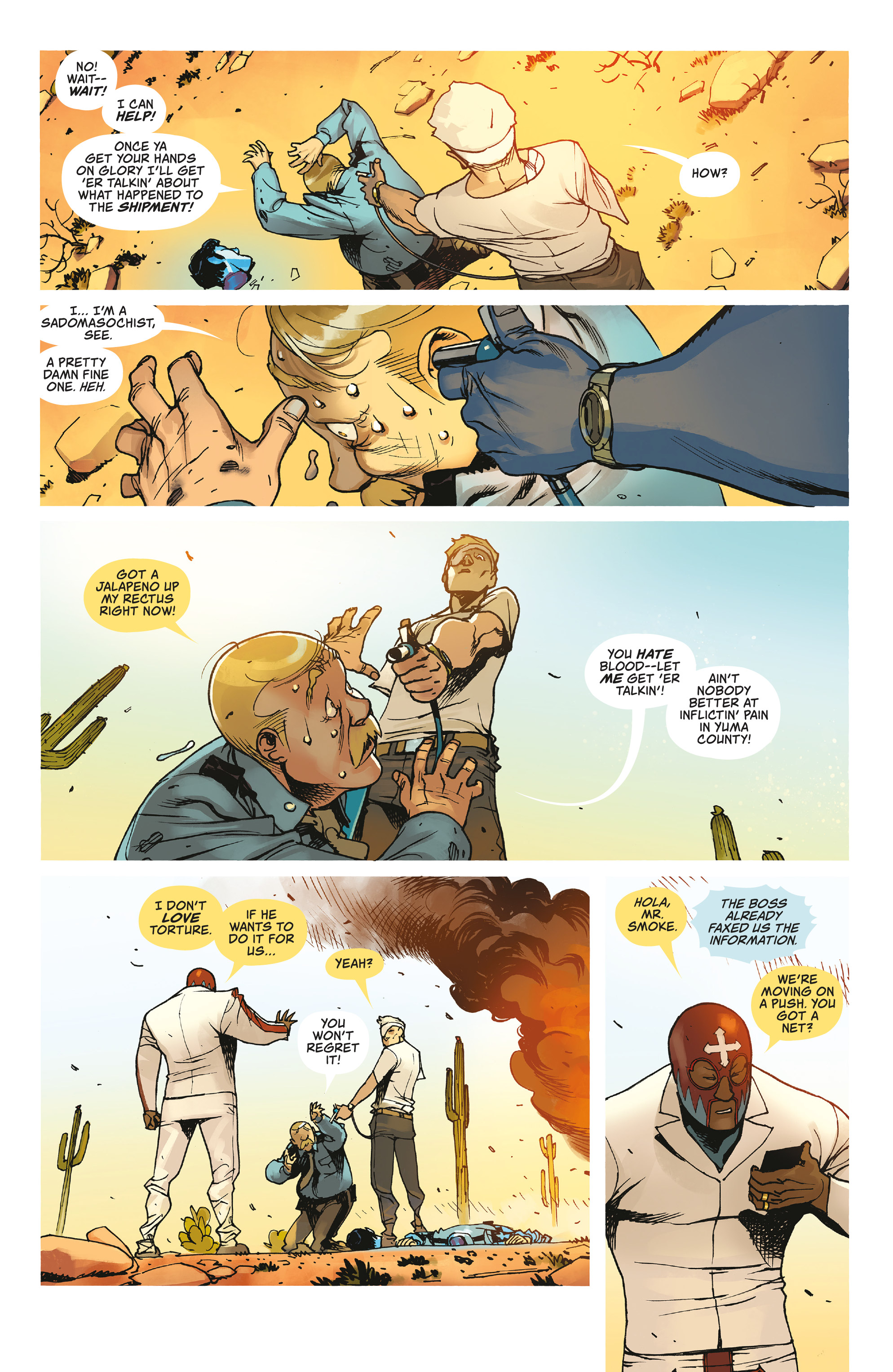 Read online Death Or Glory comic -  Issue #6 - 16