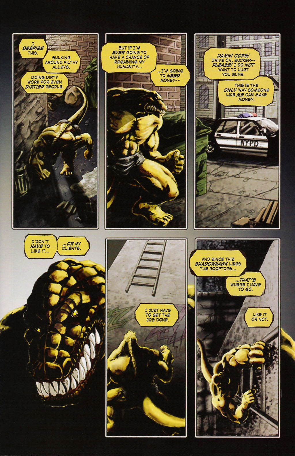 Read online ShadowHawk (2005) comic -  Issue #9 - 3