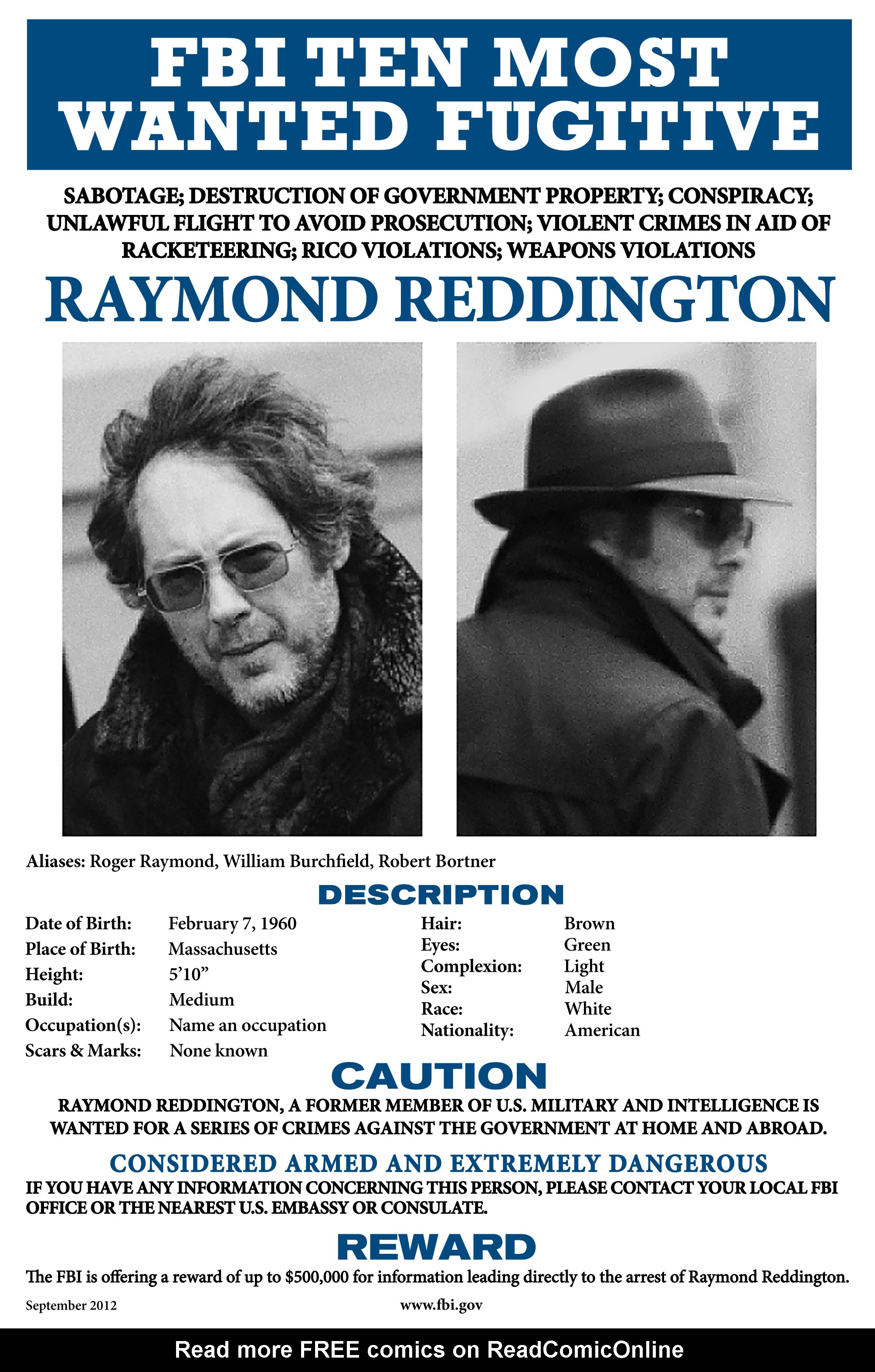 Read online The Blacklist comic -  Issue #1 - 26