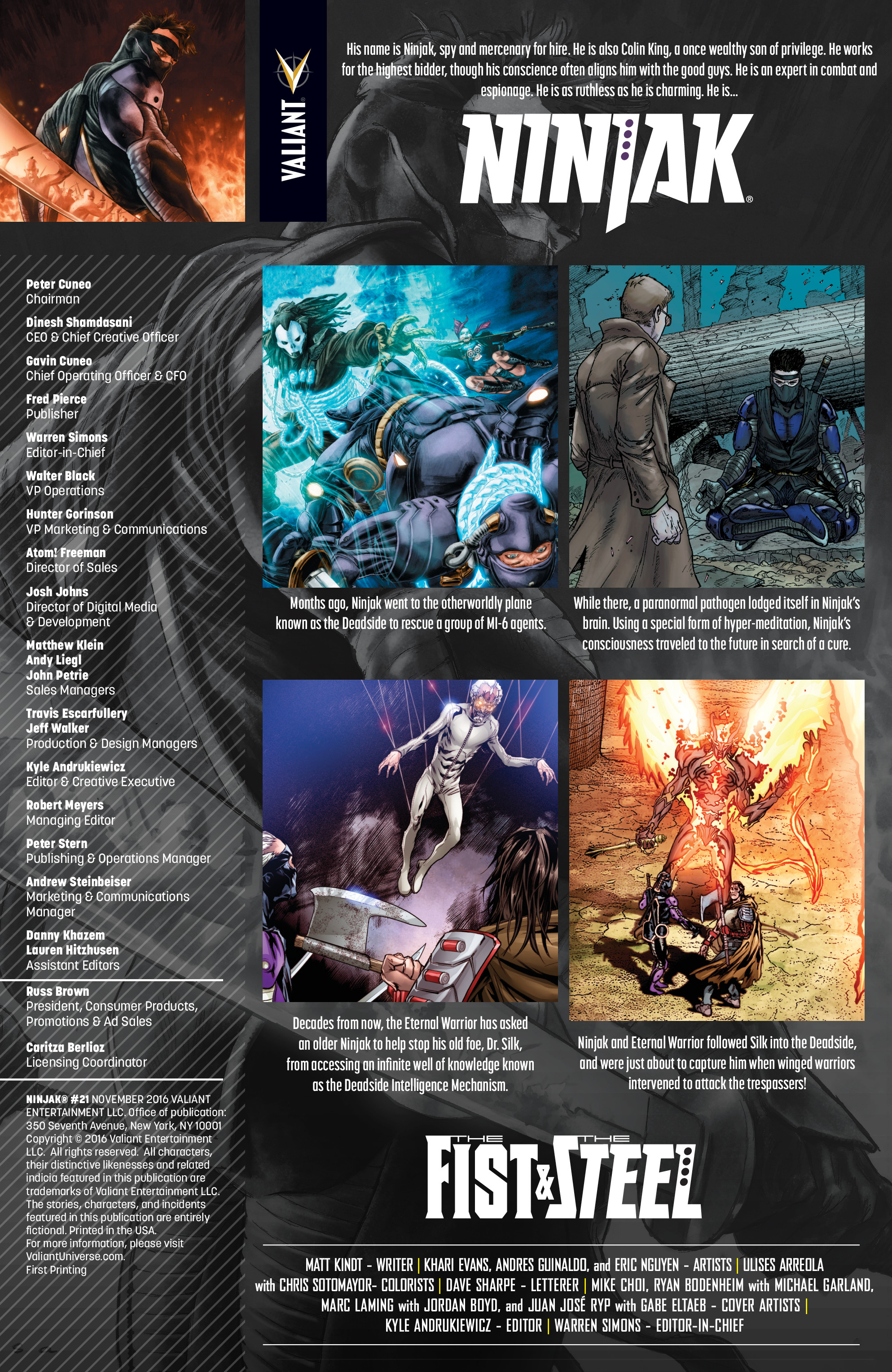 Read online Ninjak (2015) comic -  Issue #21 - 2