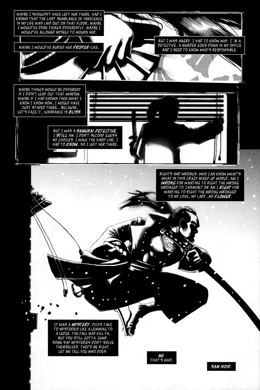 Read online Sam Noir: Samurai Detective comic -  Issue #1 - 9